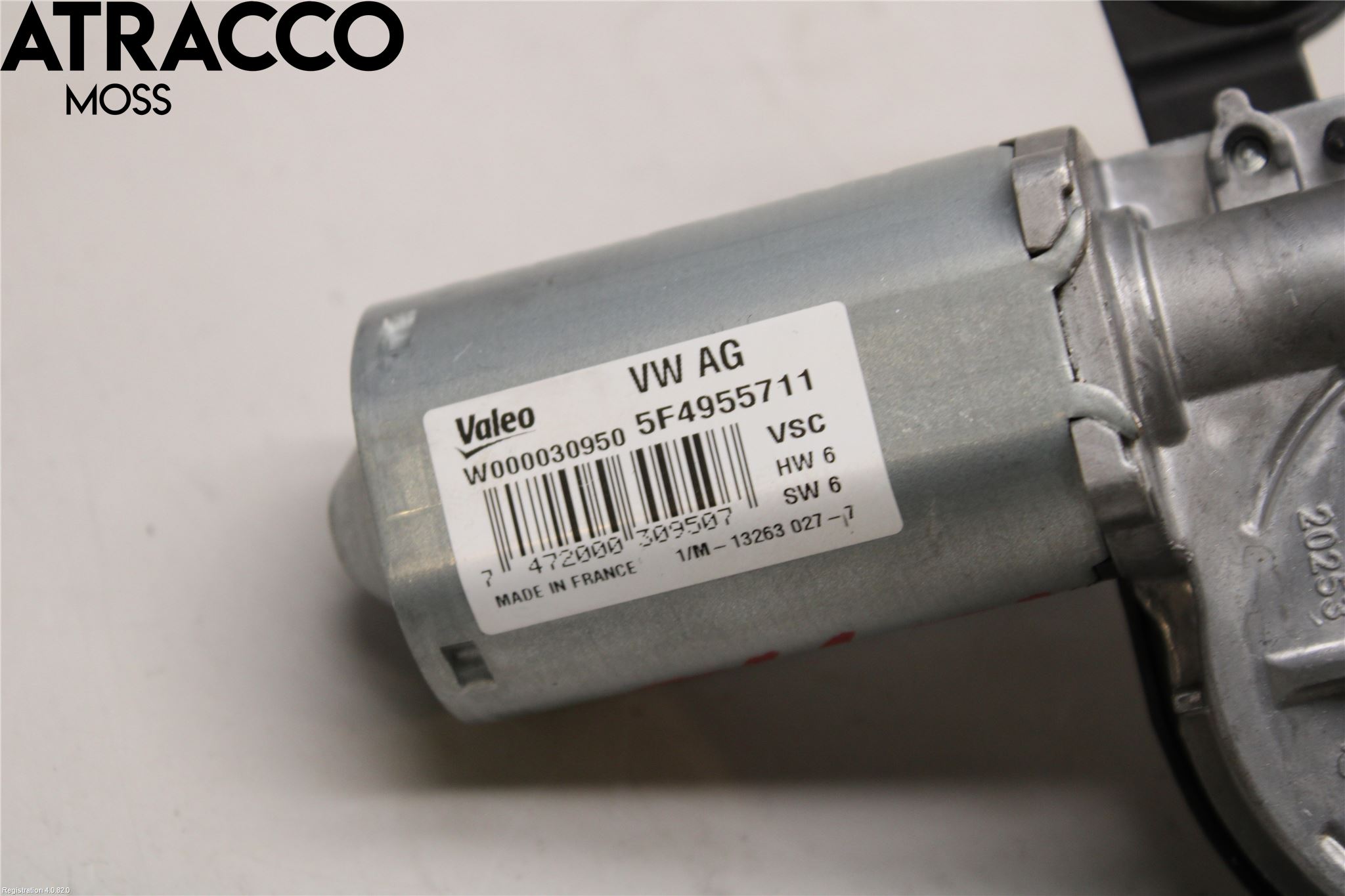 Skoda OCTAVIA (5E) 13-20 Torkarmotor Baklucka