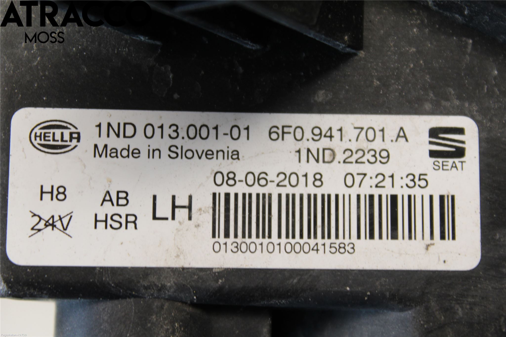 Seat IBIZA V 17-20 Dimljus-Varselljus Fram