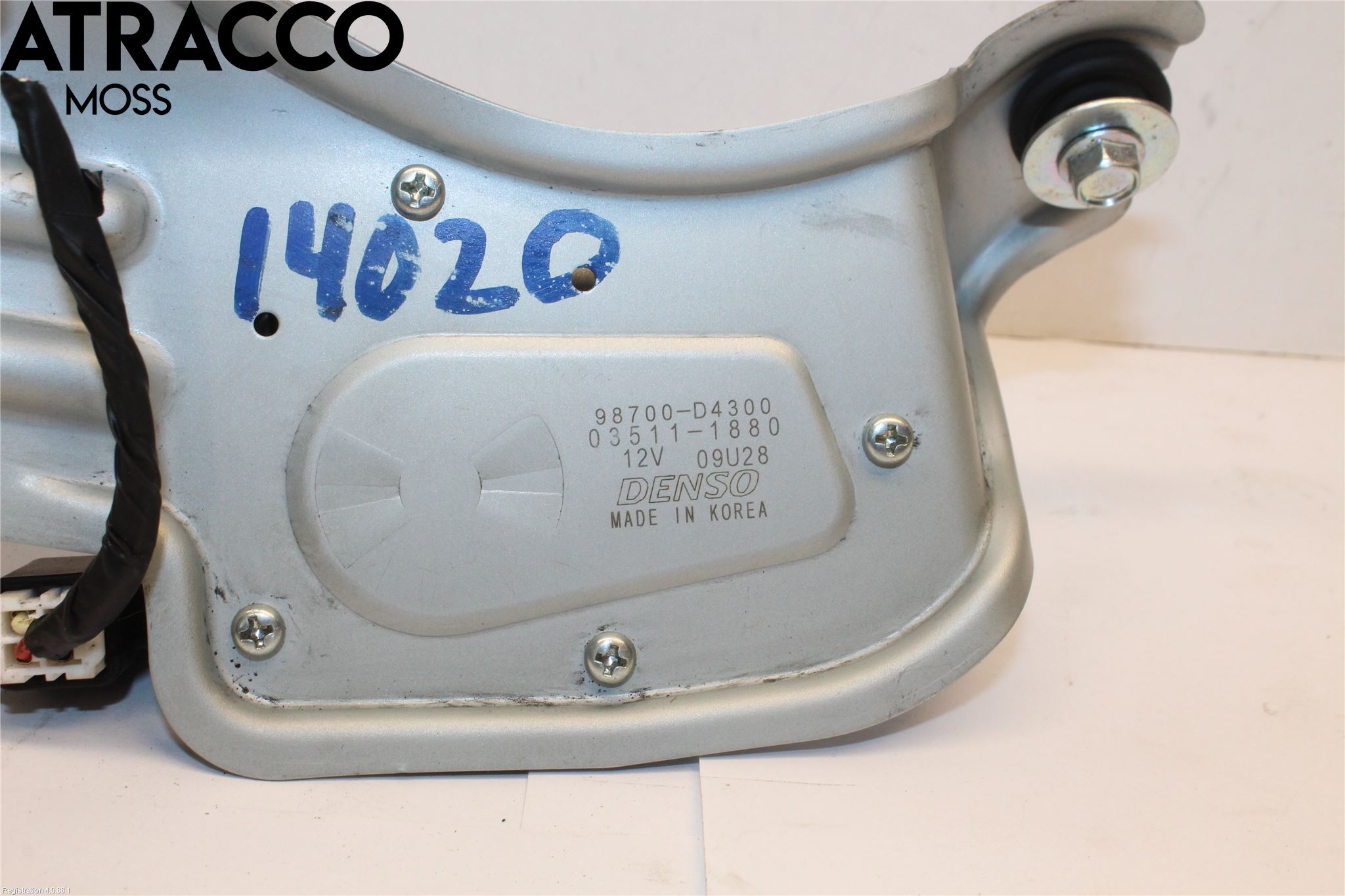 Kia OPTIMA 16-20 Torkarmotor Baklucka
