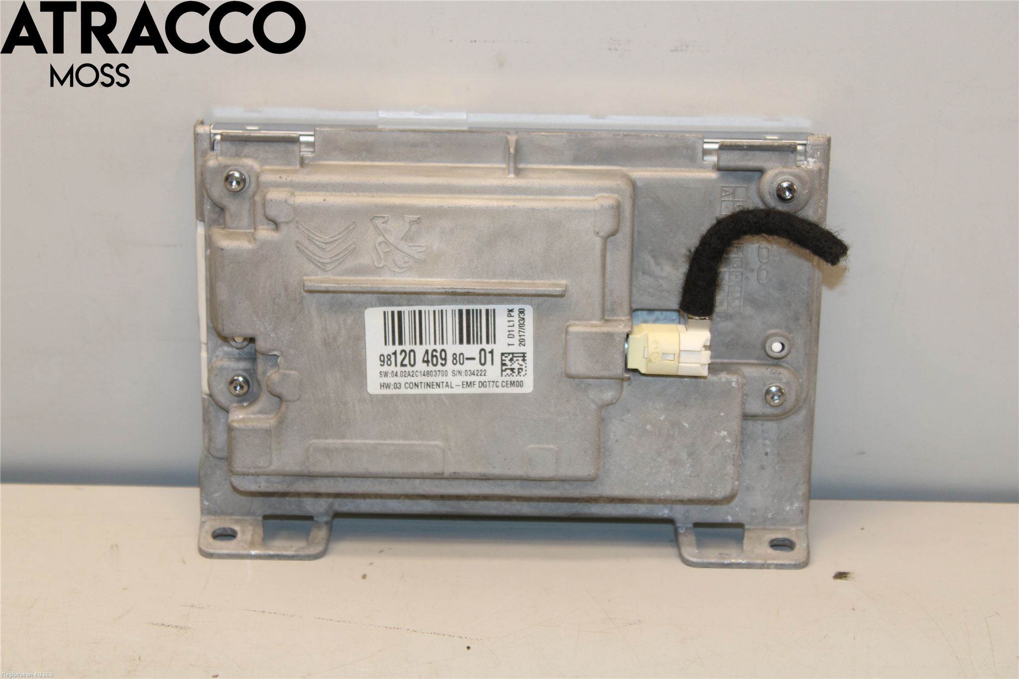 Peugeot 2008 13-20 Multifunktionsdisplay