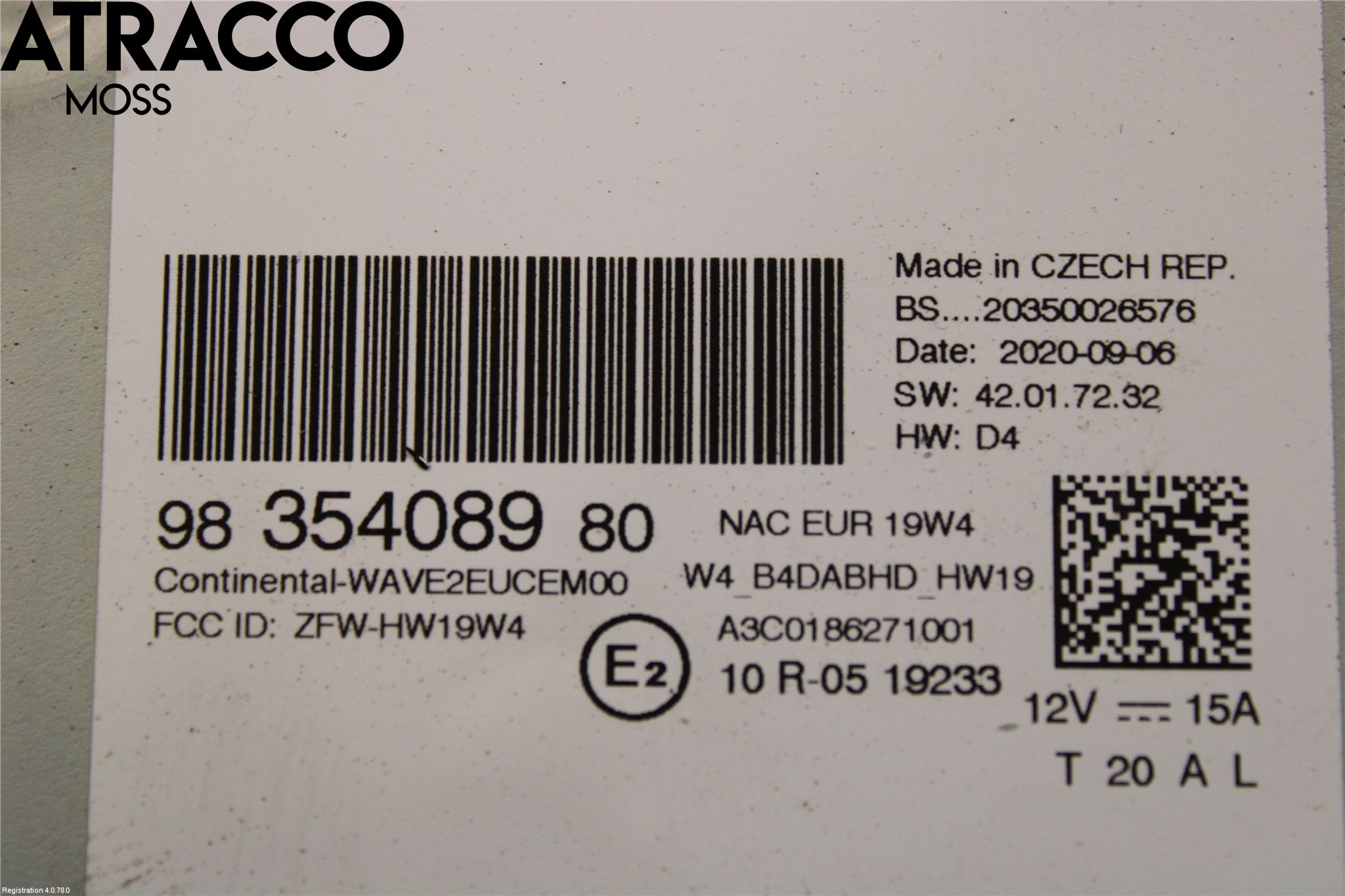 Peugeot 208/E-208 20- Cd Radio - Multimediapanel