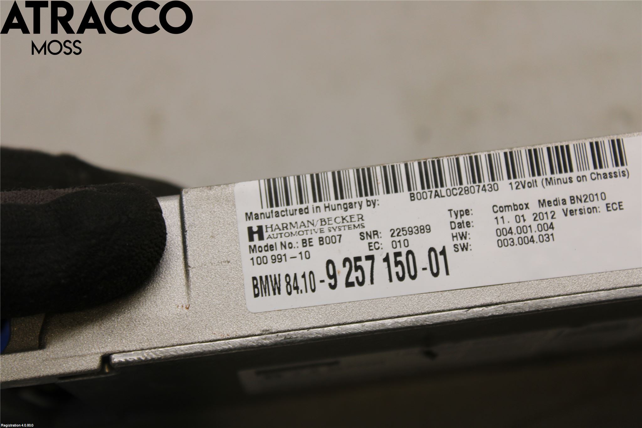 BMW 1 F20/F21 11-19 Radio-Stereo Förstärkare
