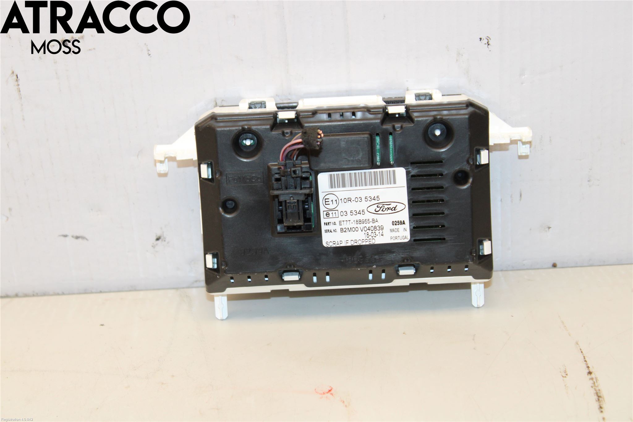 Ford FIESTA 13-17 Kontrolldisplay