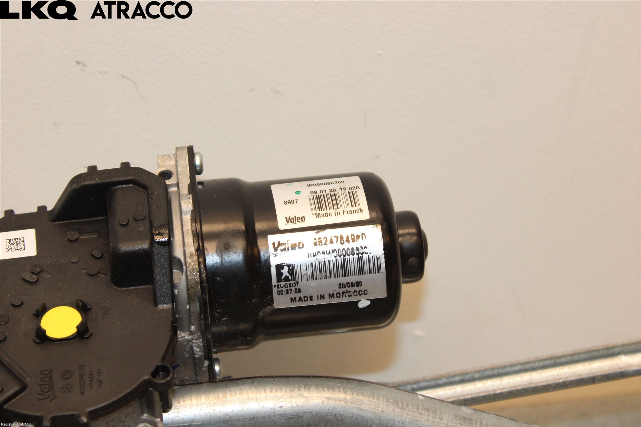 Peugeot 2008/E-2008 20- Torkarmotor Vindruta