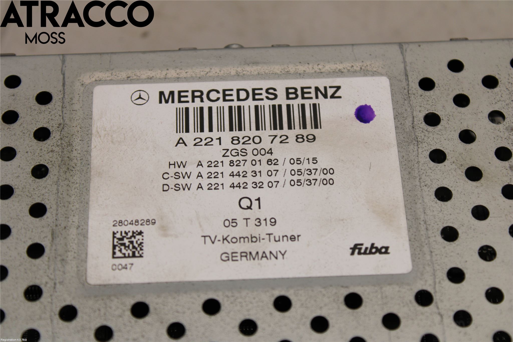 Mercedes-Benz MB S-KLASS (W221) 05-13 Cd Radio - Multimediapanel