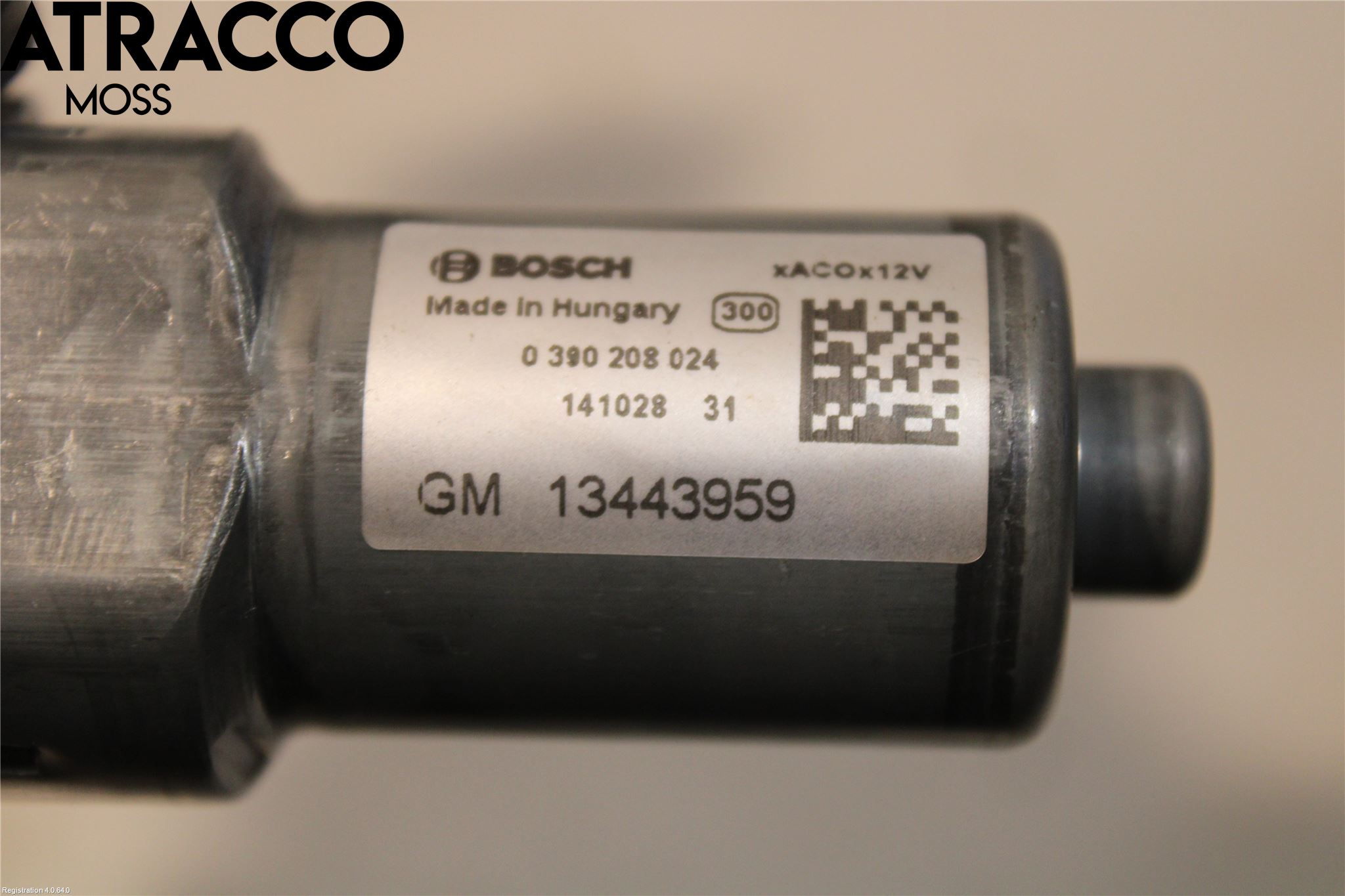 Opel CORSA E 15-19 Torkarmotor Baklucka
