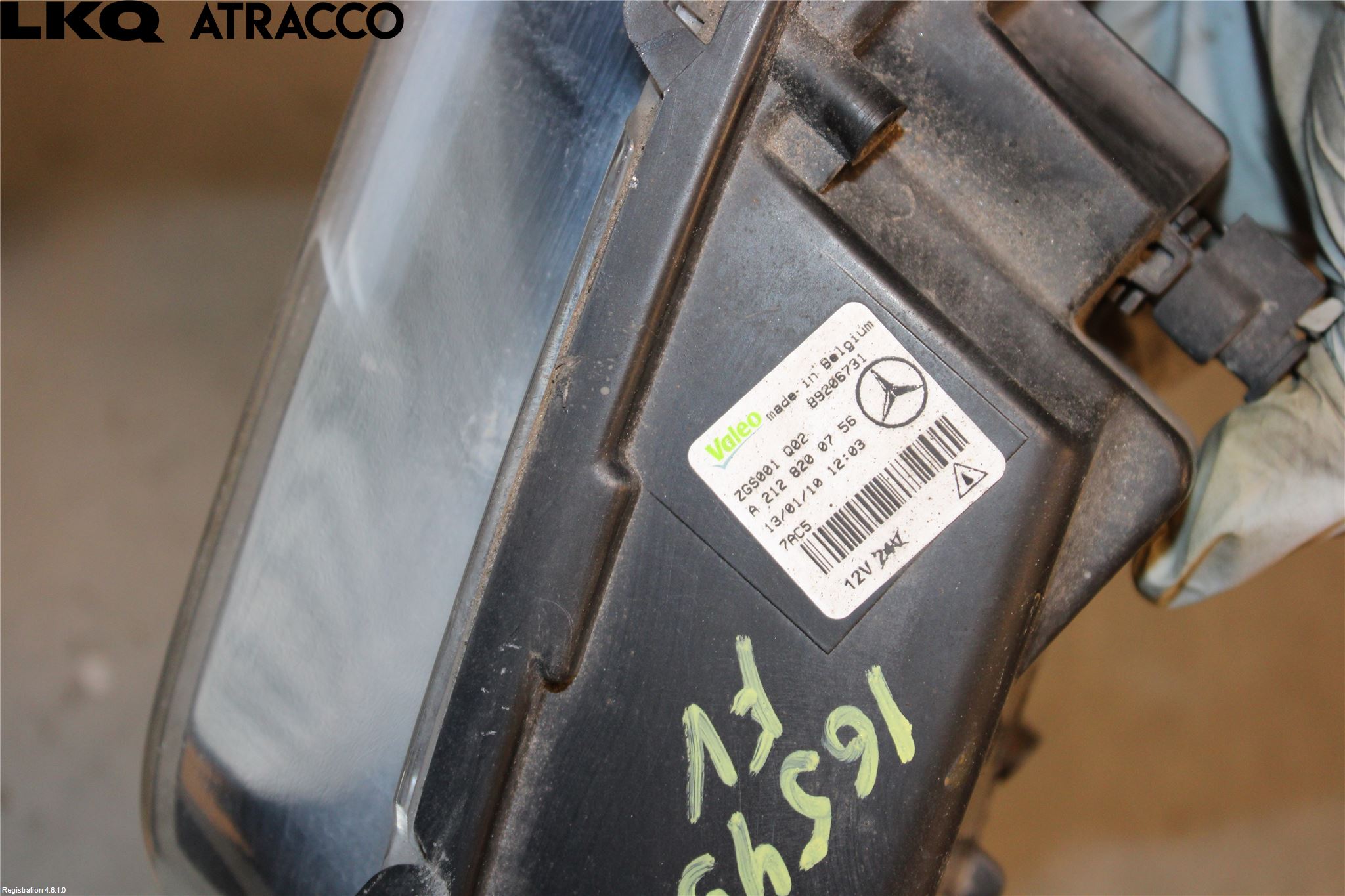 Mercedes-Benz MB E-KLASS (W212) 09-16 Dimljus-Varselljus Fram