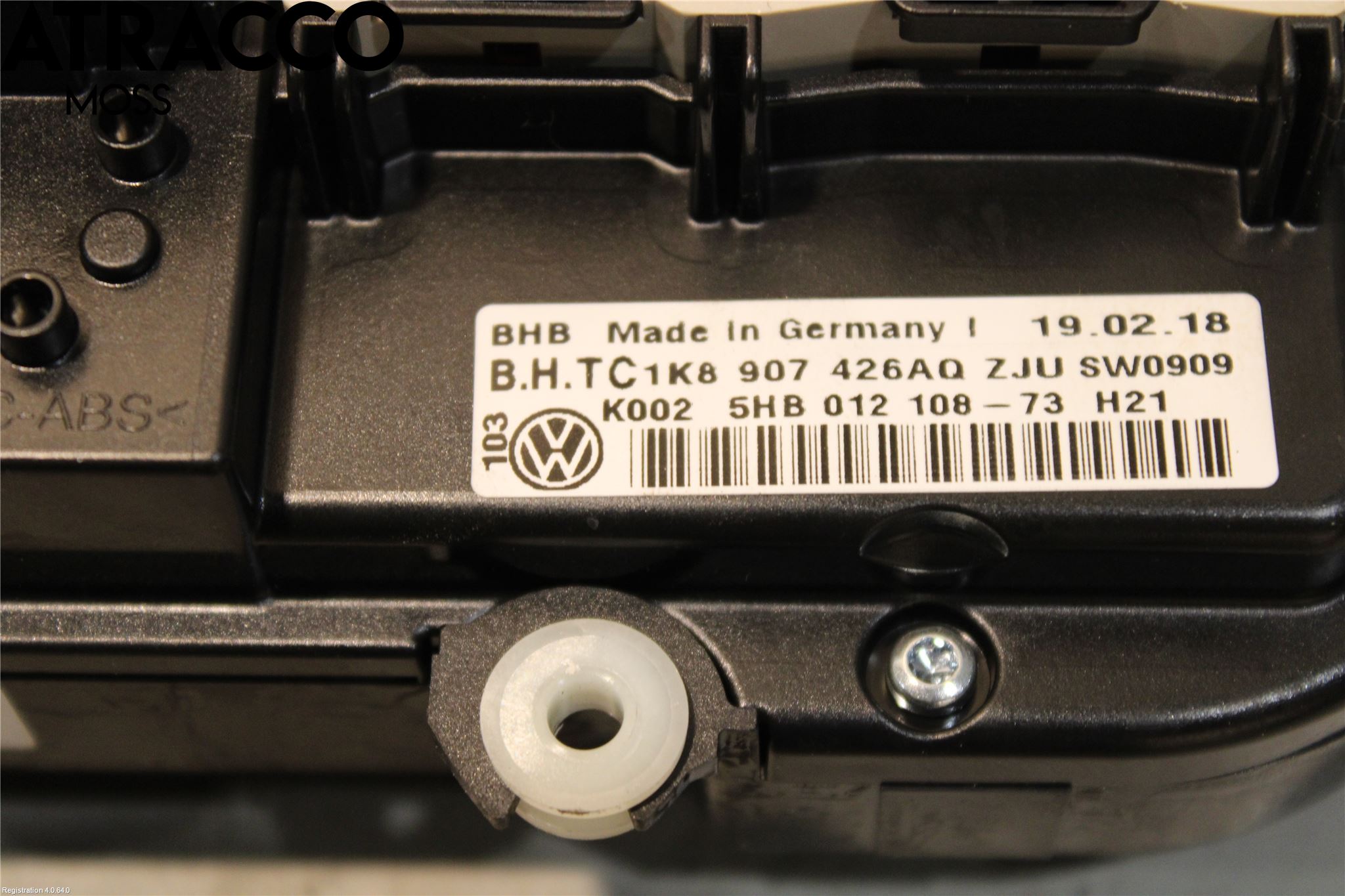 Volkswagen VW CADDY 16-20 Ac Styrenhet Ac Manöveren
