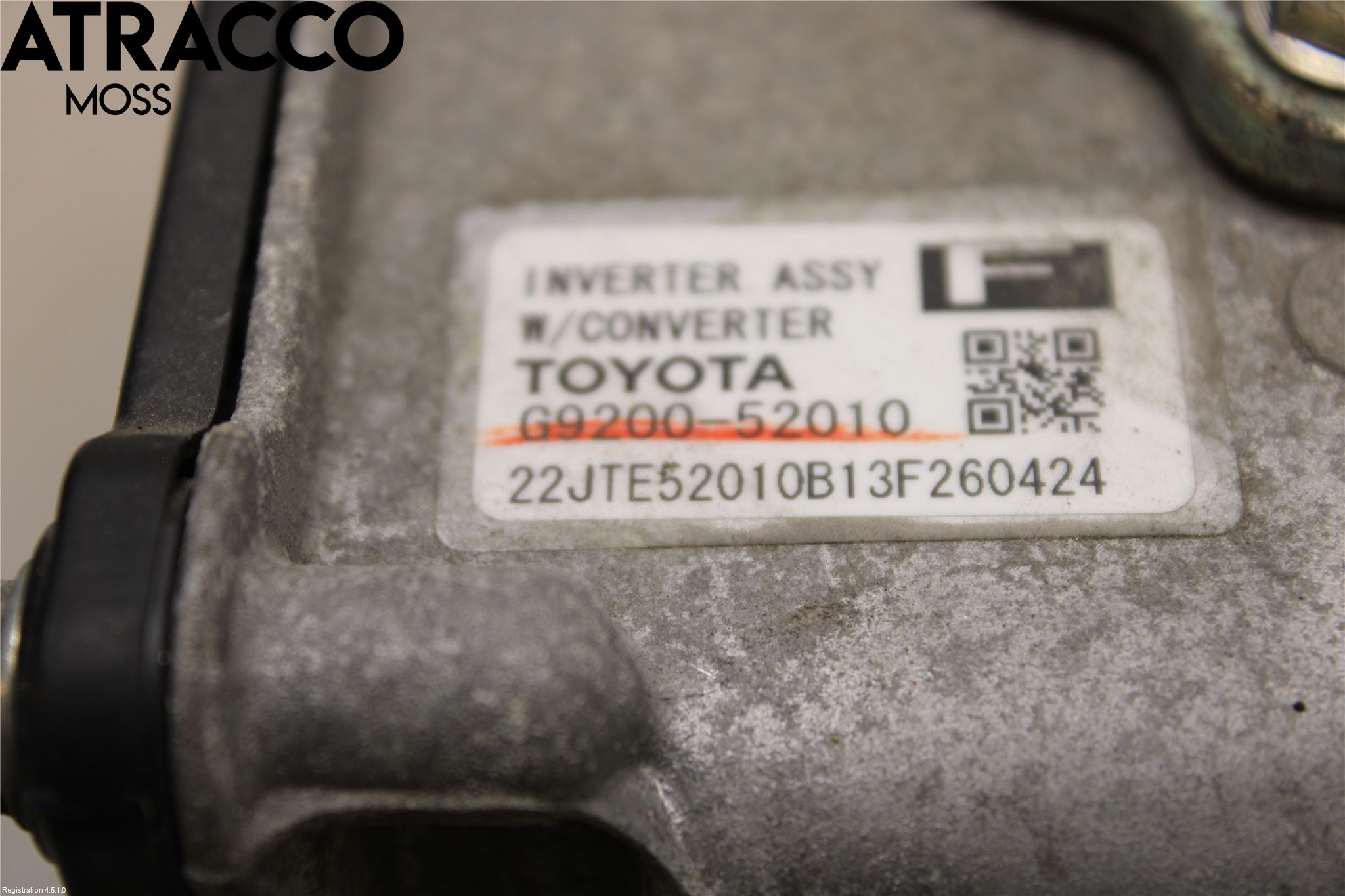 Toyota YARIS XP130 12-14 Inverter Hybrid