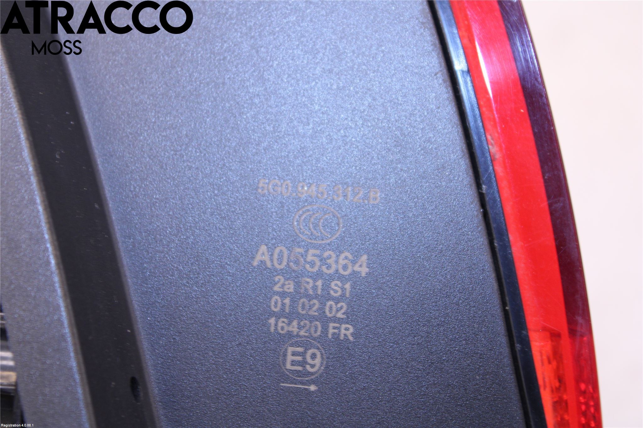 Volkswagen VW GOLF / E-GOLF VII 13-20 Bakljus Höger