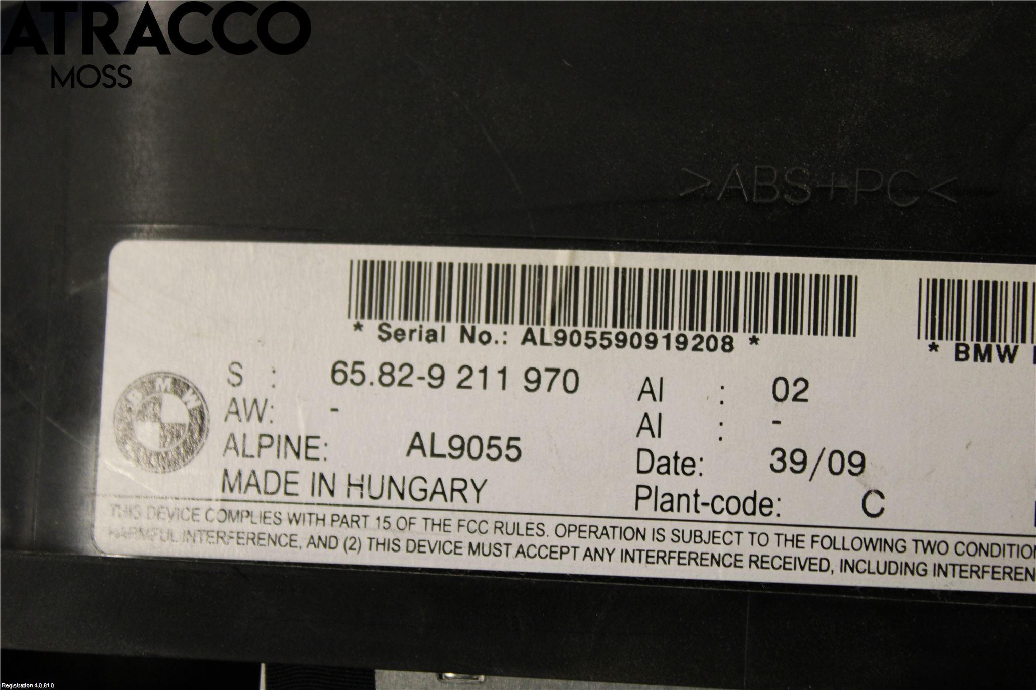 BMW 3 E90/91 SED/TOU 05-12 Multifunktionsdisplay