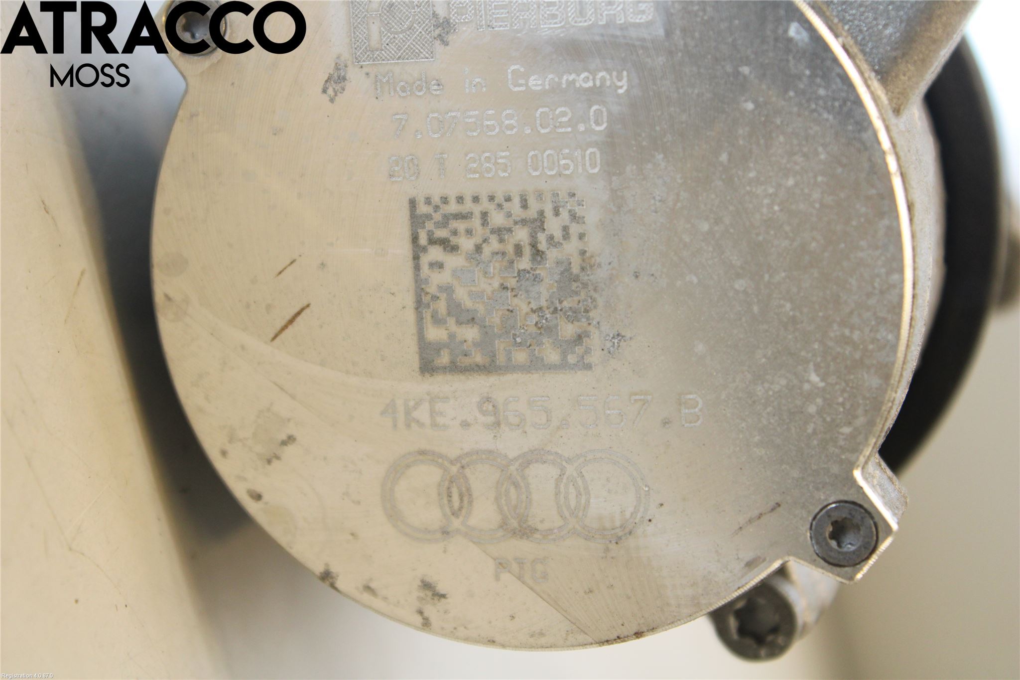 Audi E-TRON, S GE 19- Vattenpump