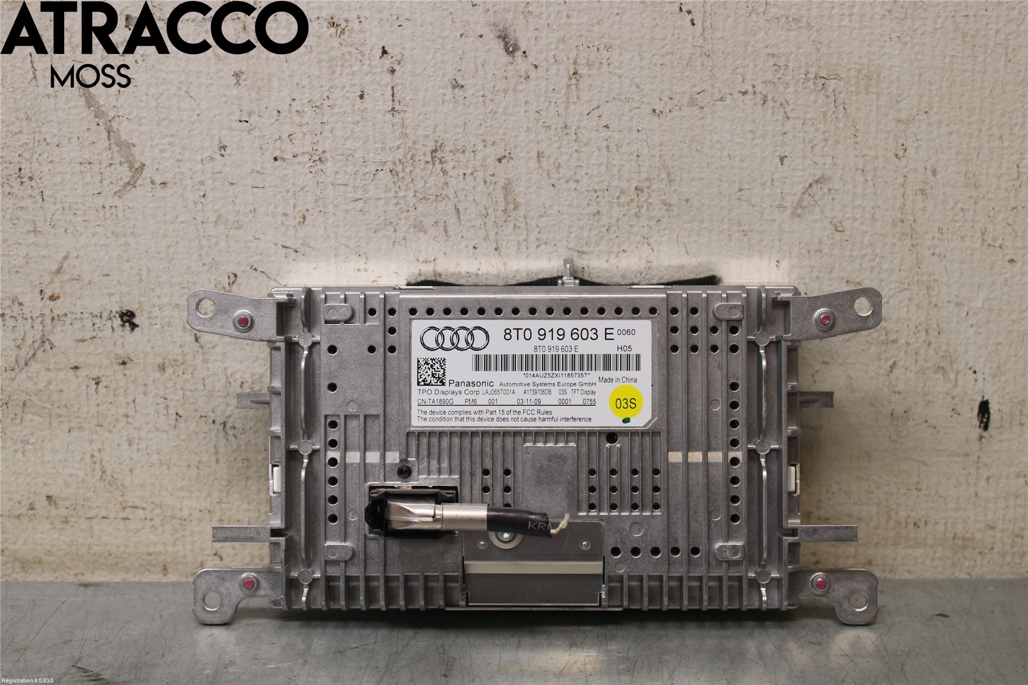 Audi A4/S4 08-11 Multifunktionsdisplay