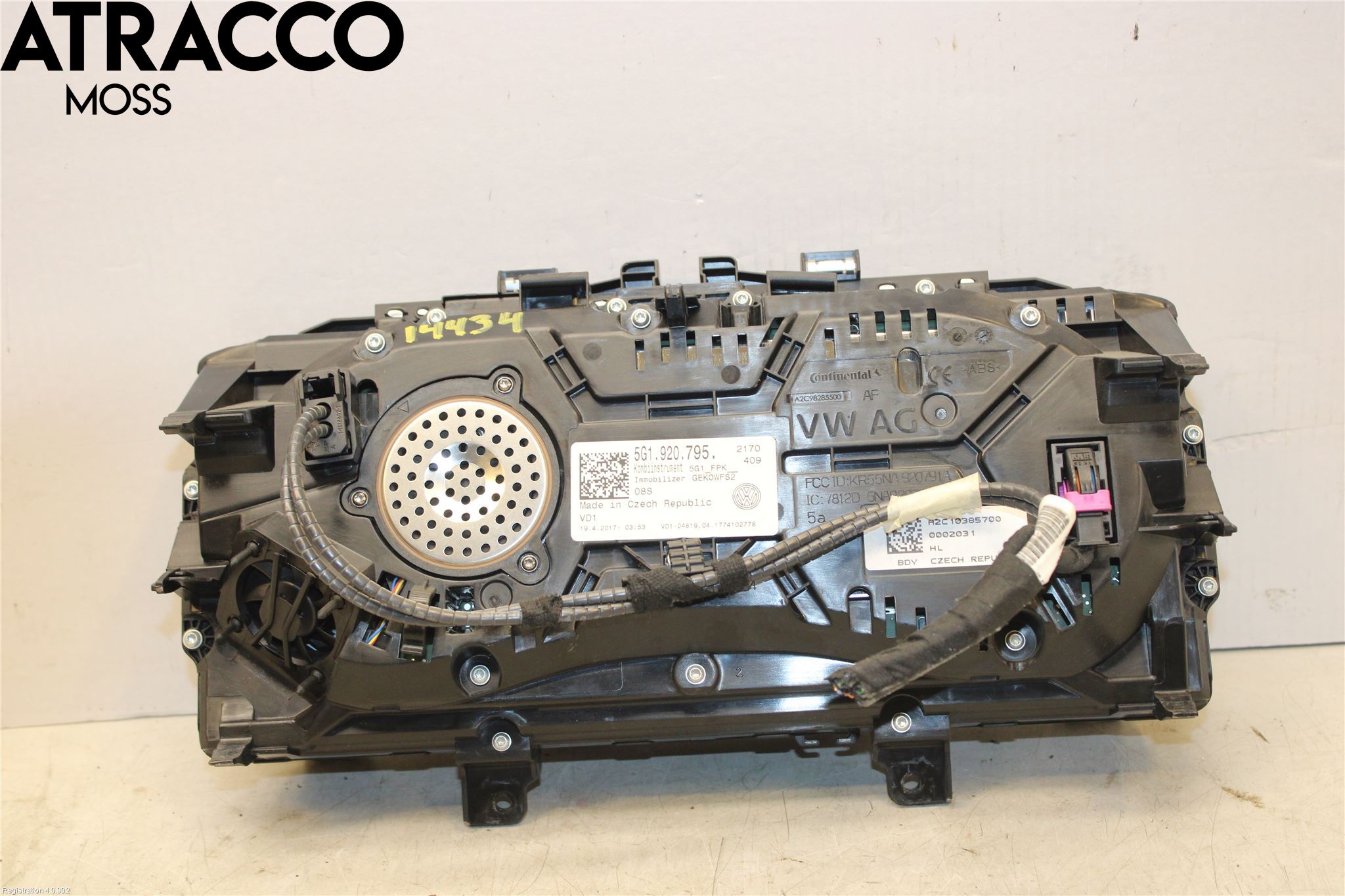 Volkswagen VW GOLF / E-GOLF VII 13-20 Instrument Komb