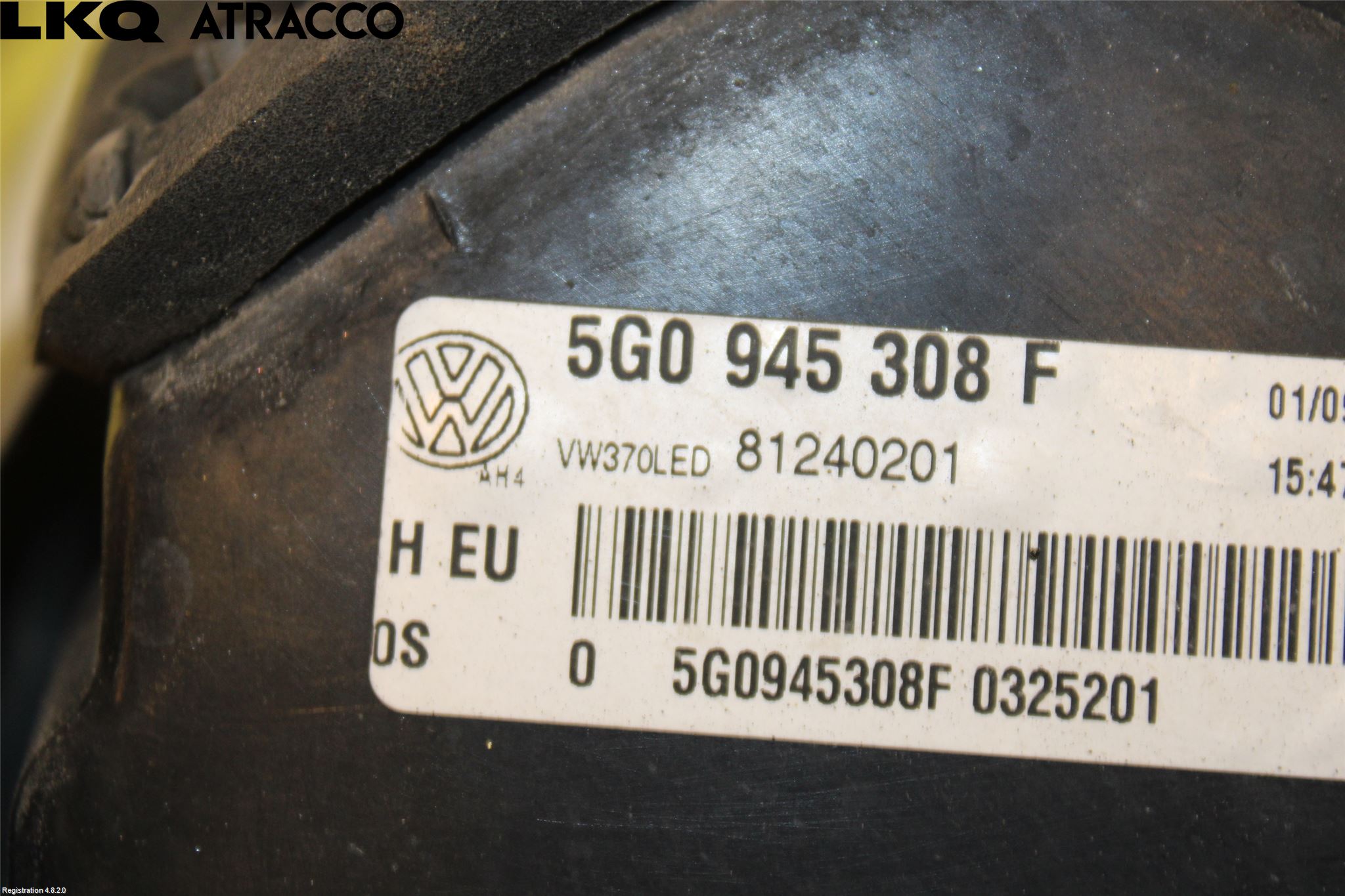 Volkswagen VW GOLF / E-GOLF VII 13-20 Bakljus Lucka Hö