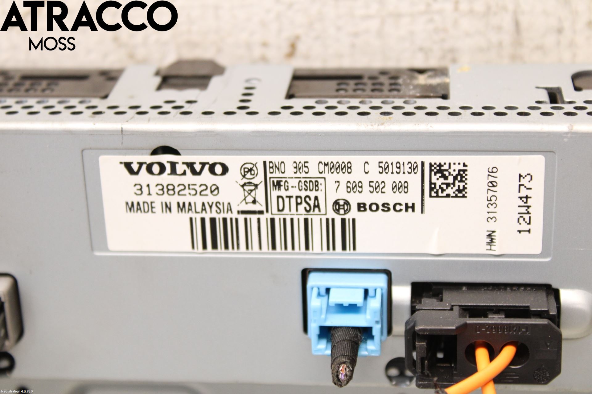 Volvo V40 12-19 Multifunktionsdisplay