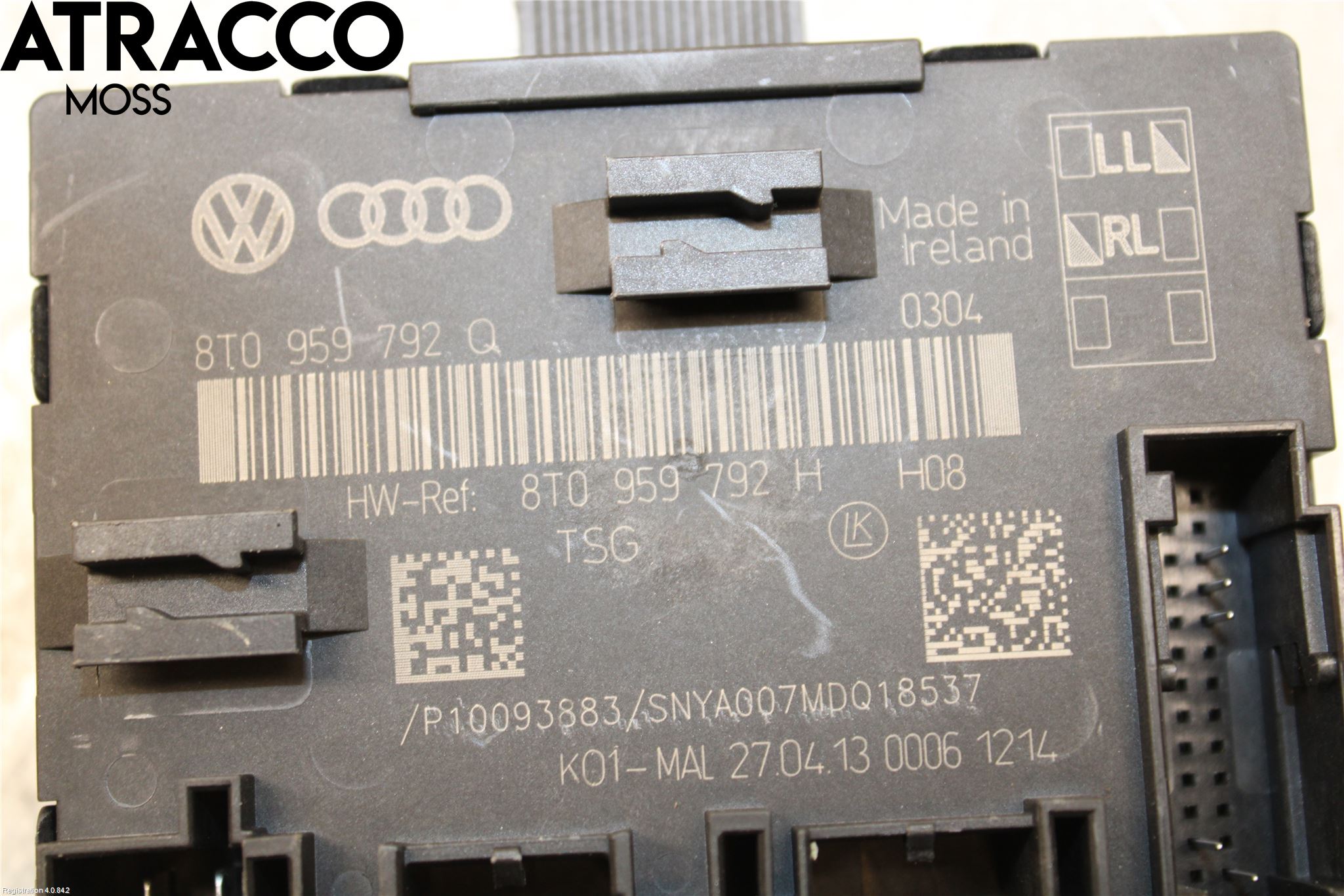 Audi A4 12-15 Styrenhet Dörr