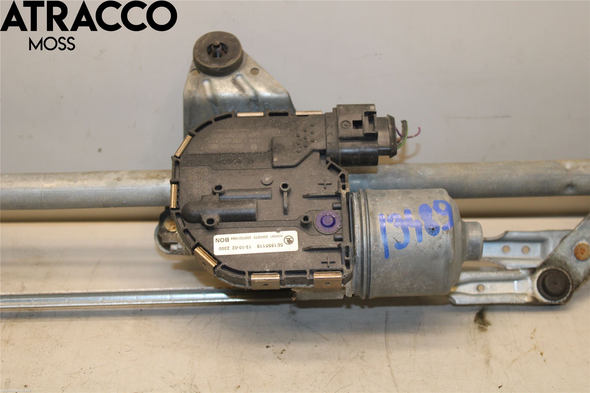 Skoda OCTAVIA (5E) 13-20 Torkarmotor Vindruta