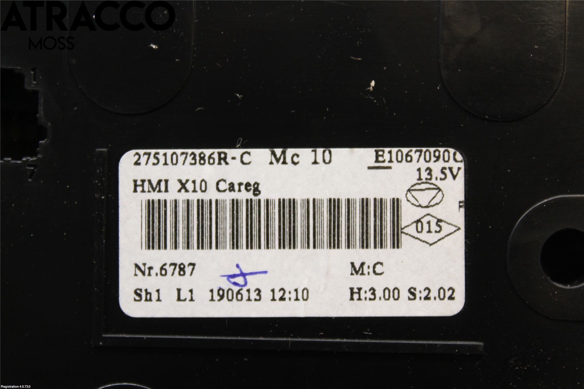 Renault ZOE/E-TECH 13- Ac Styrenhet Ac Manöveren