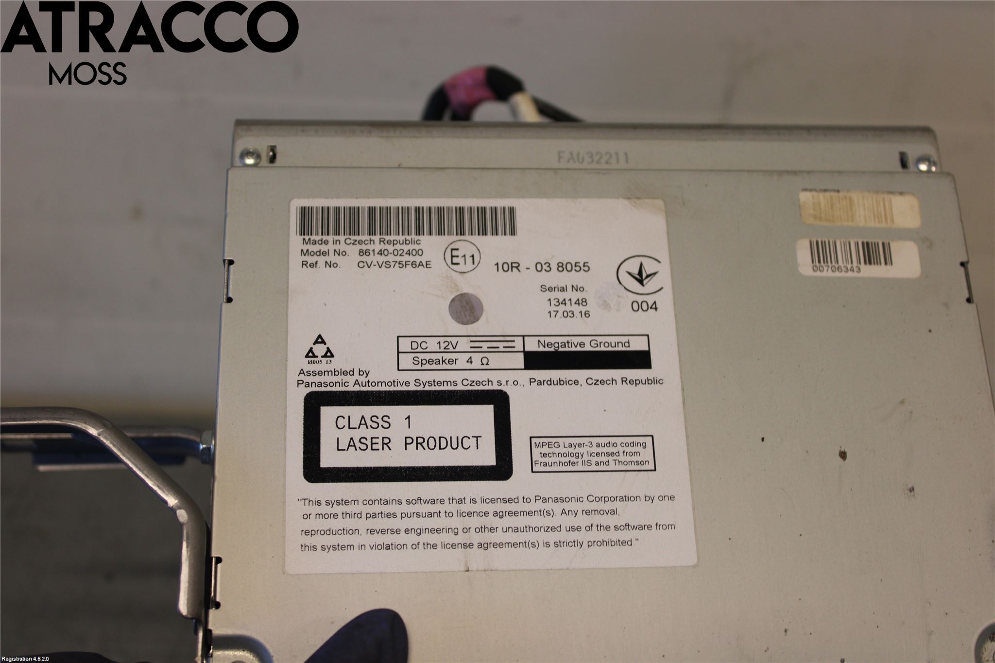 Toyota AURIS 13-19 Cd Radio - Multimediapanel