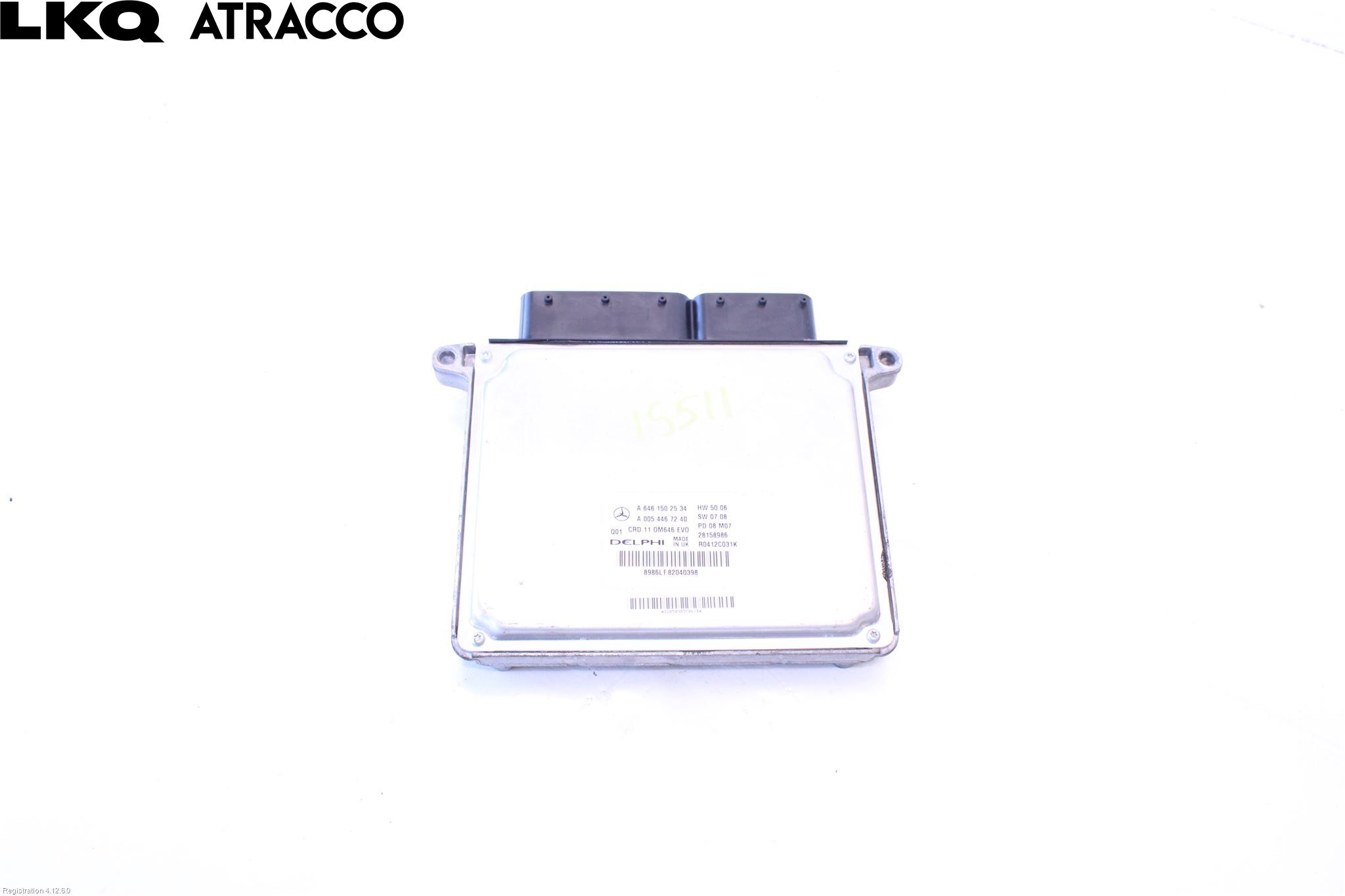 Mercedes-Benz MB C-KLASS (W204) 07-15 Styrenhet Insprut Bensin