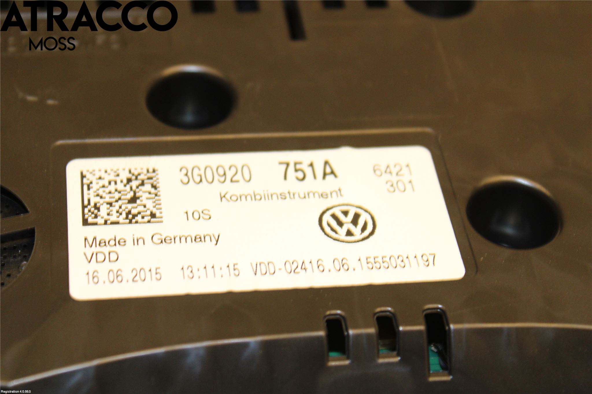 Volkswagen VW PASSAT 15-19 Instrument Komb