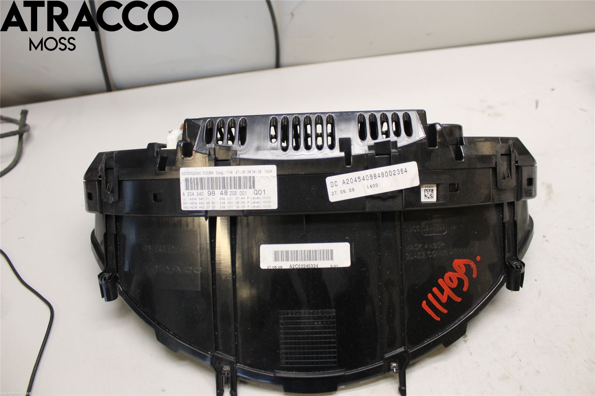 Mercedes-Benz MB C-KLASS (W204) 07-15 Instrument Komb