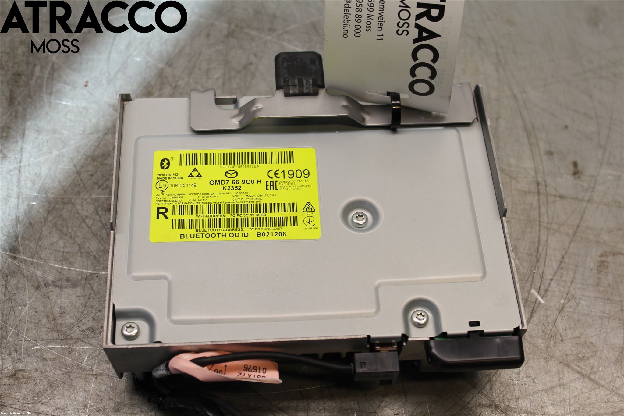 Mazda CX-3 Cd Radio - Multimediapanel