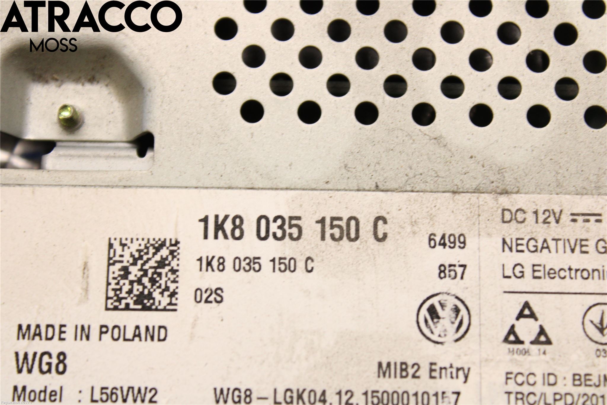 Volkswagen VW CADDY 16-20 Radio