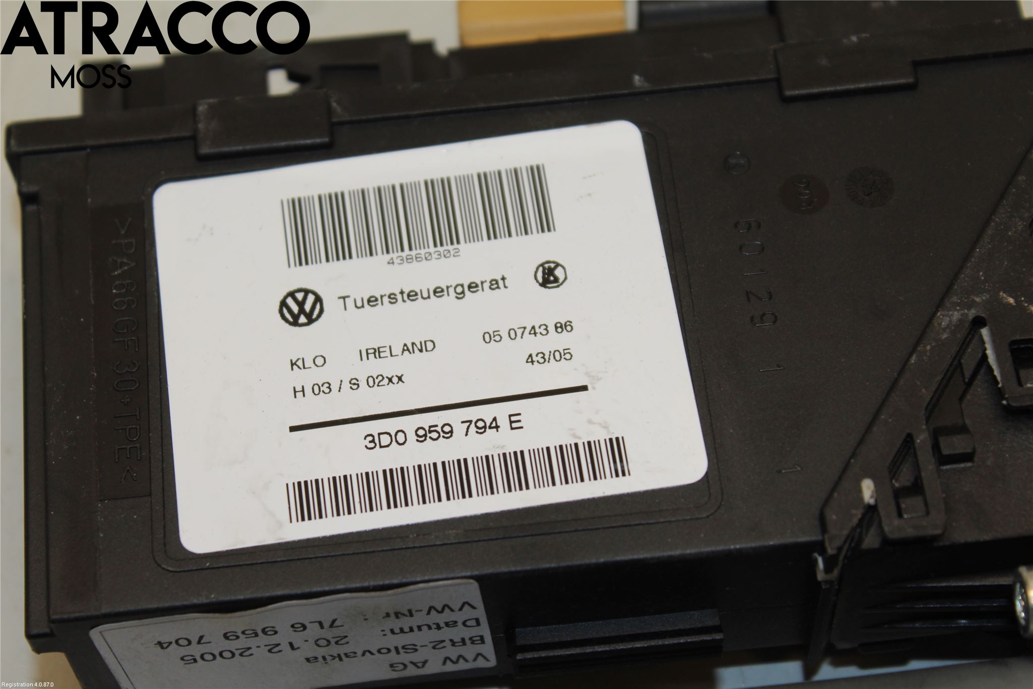 Volkswagen VW TOUAREG 7L 03-10 Fönsterhissmotor