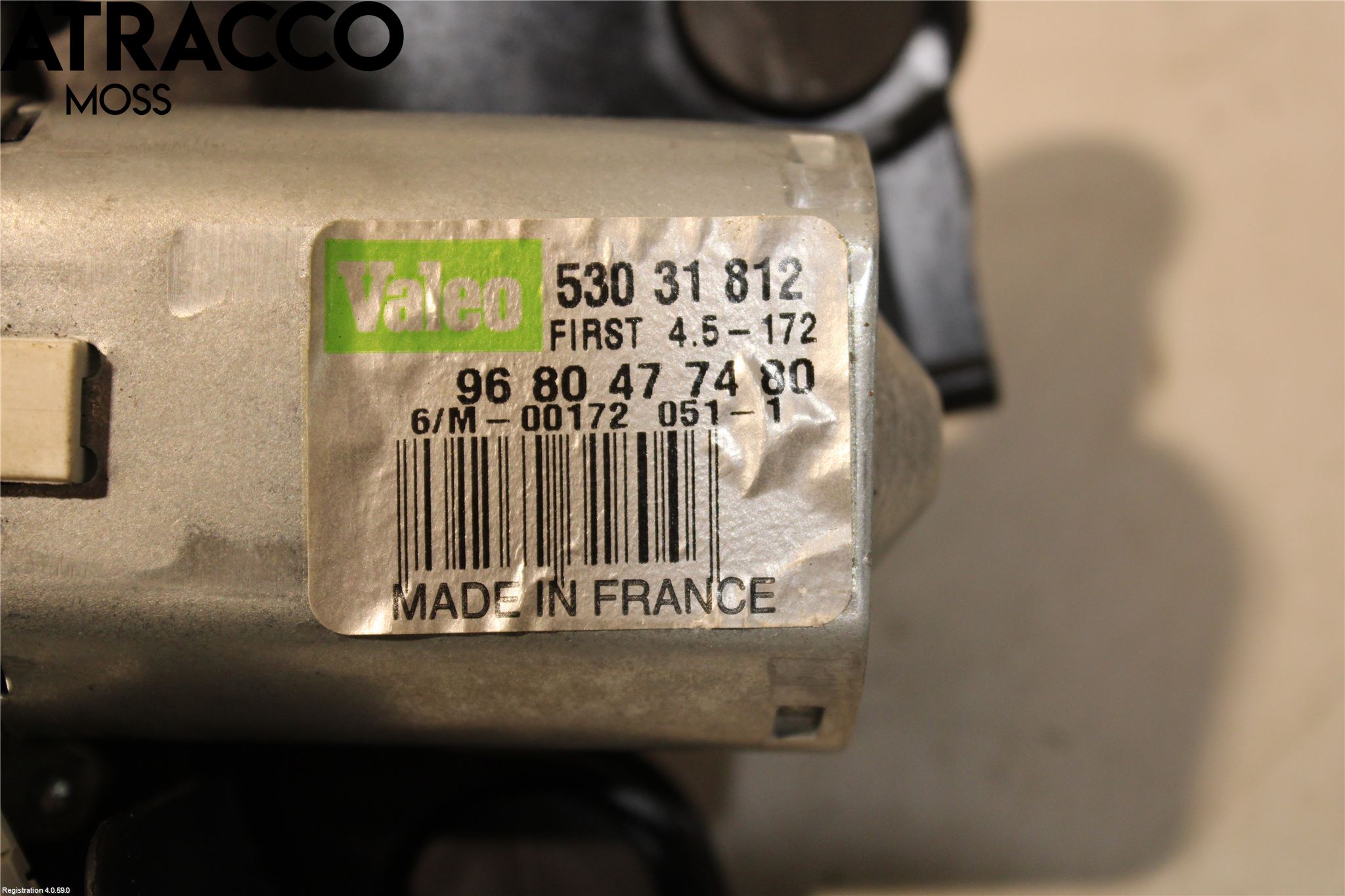 Peugeot 3008 09-16 Torkarmotor Baklucka