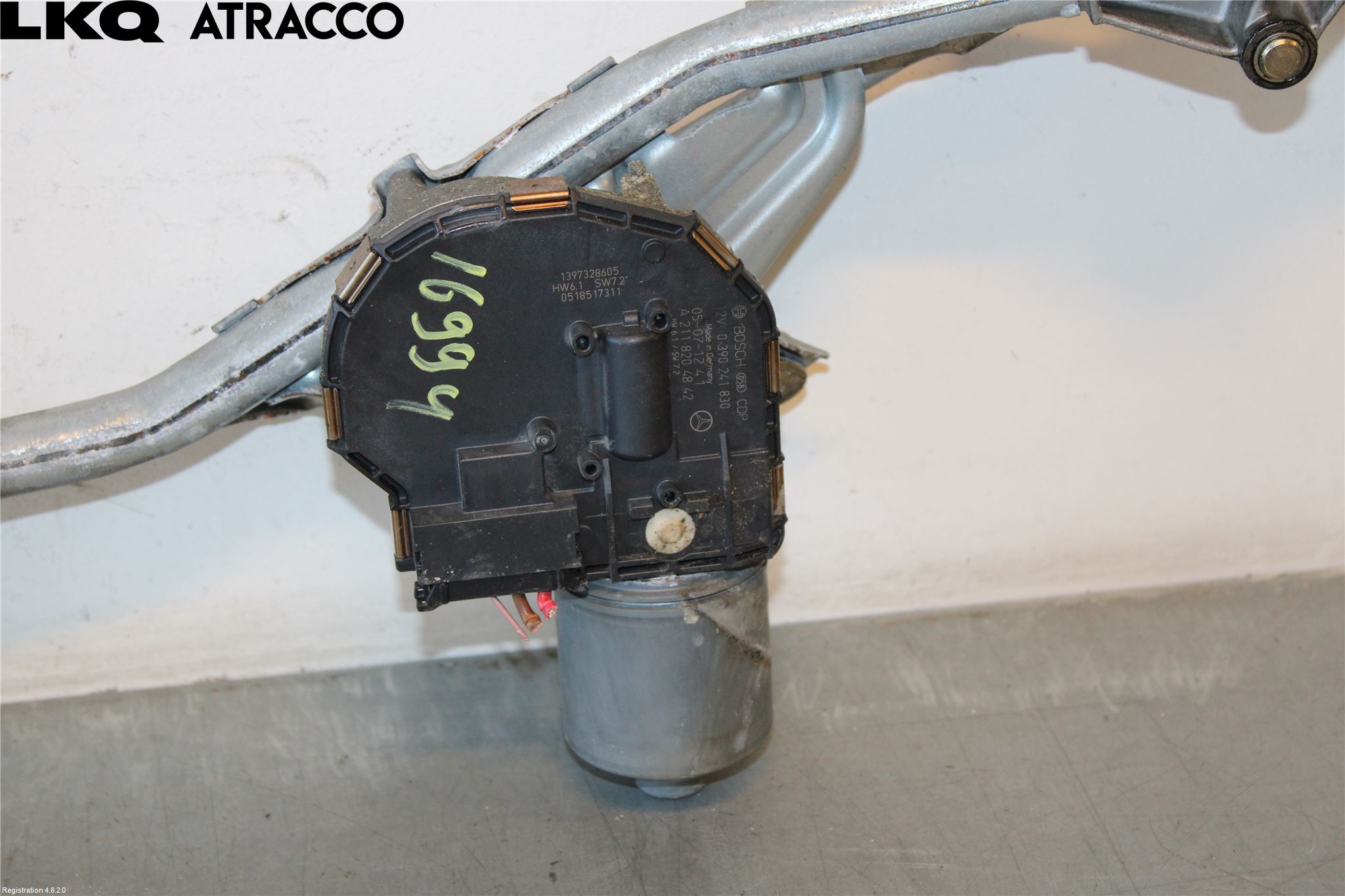 Mercedes-Benz MB E-KLASS (W211) 02-09 Torkarmotor Vindruta