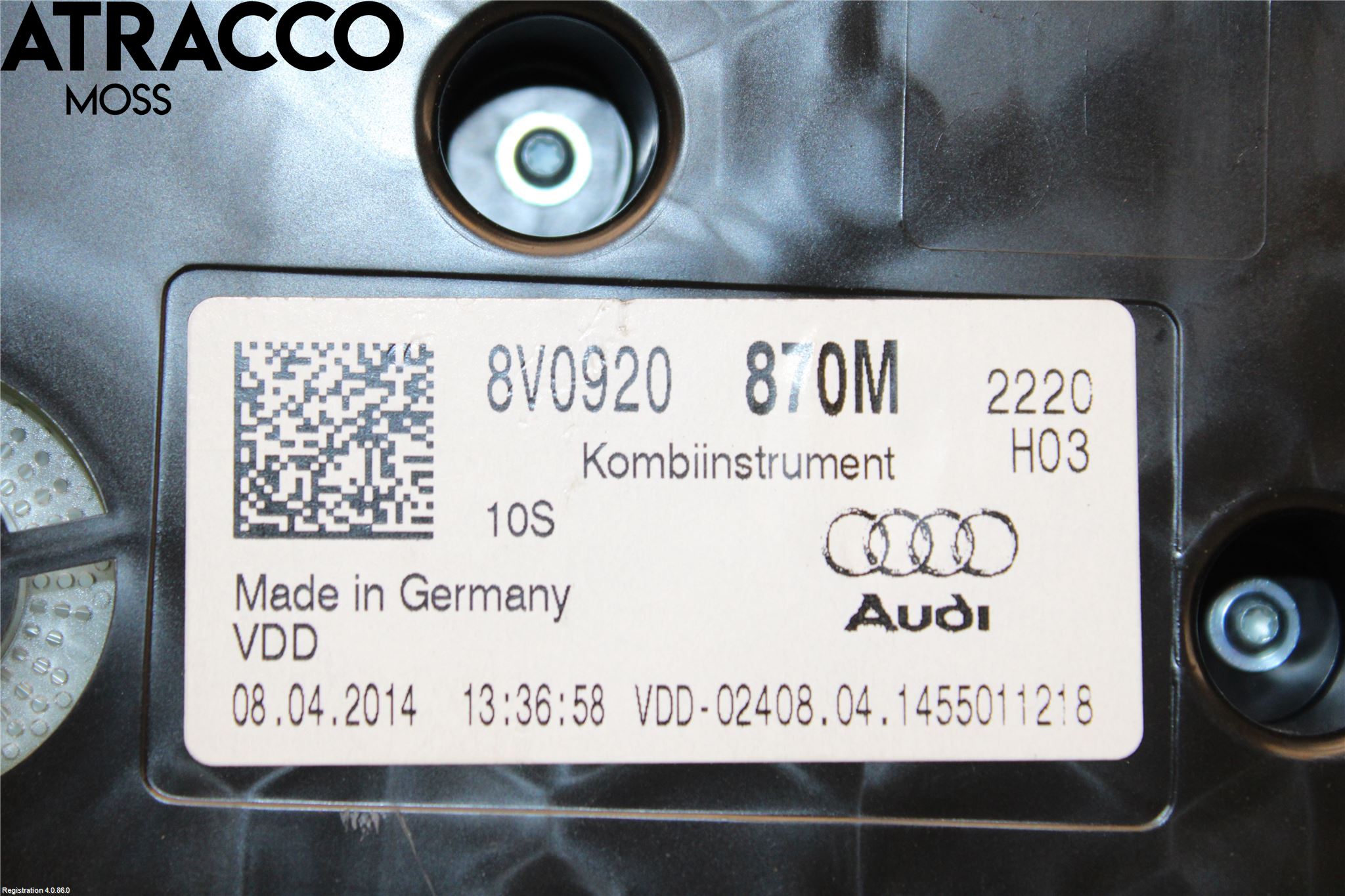 Audi A3/S3 05-13 Instrument Komb