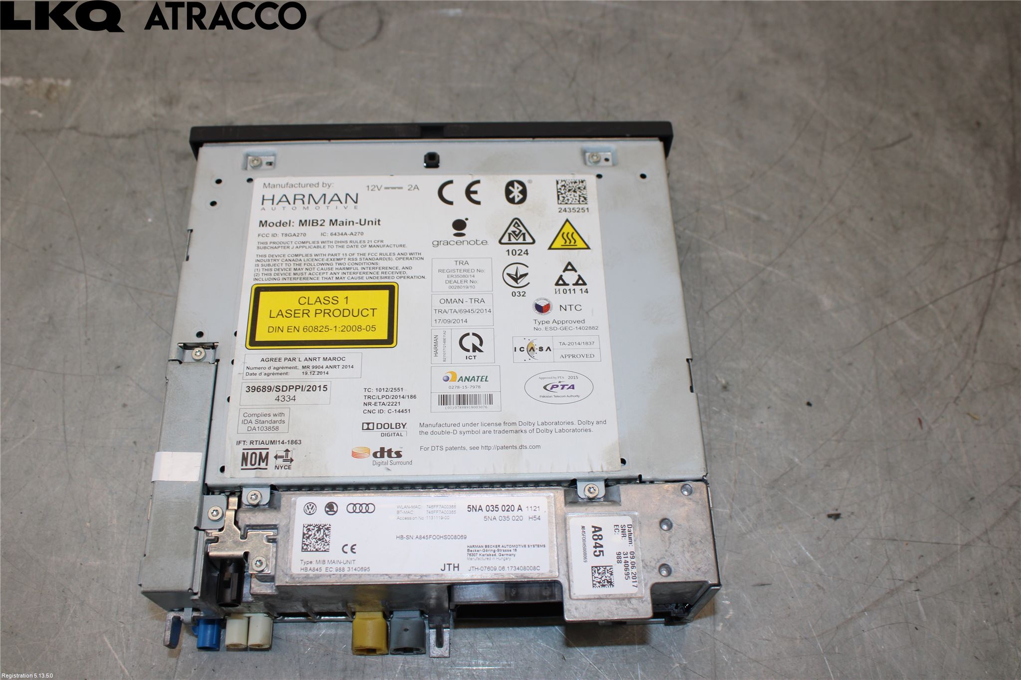 Volkswagen VW GOLF / E-GOLF VII 13-20 Radio