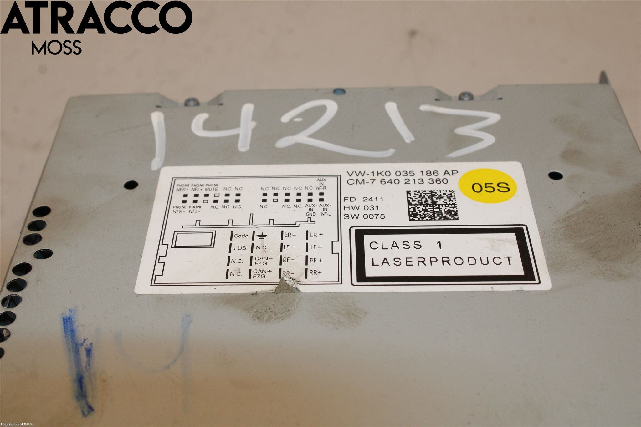 Volkswagen VW GOLF VI 09-13 Cd Radio - Multimediapanel
