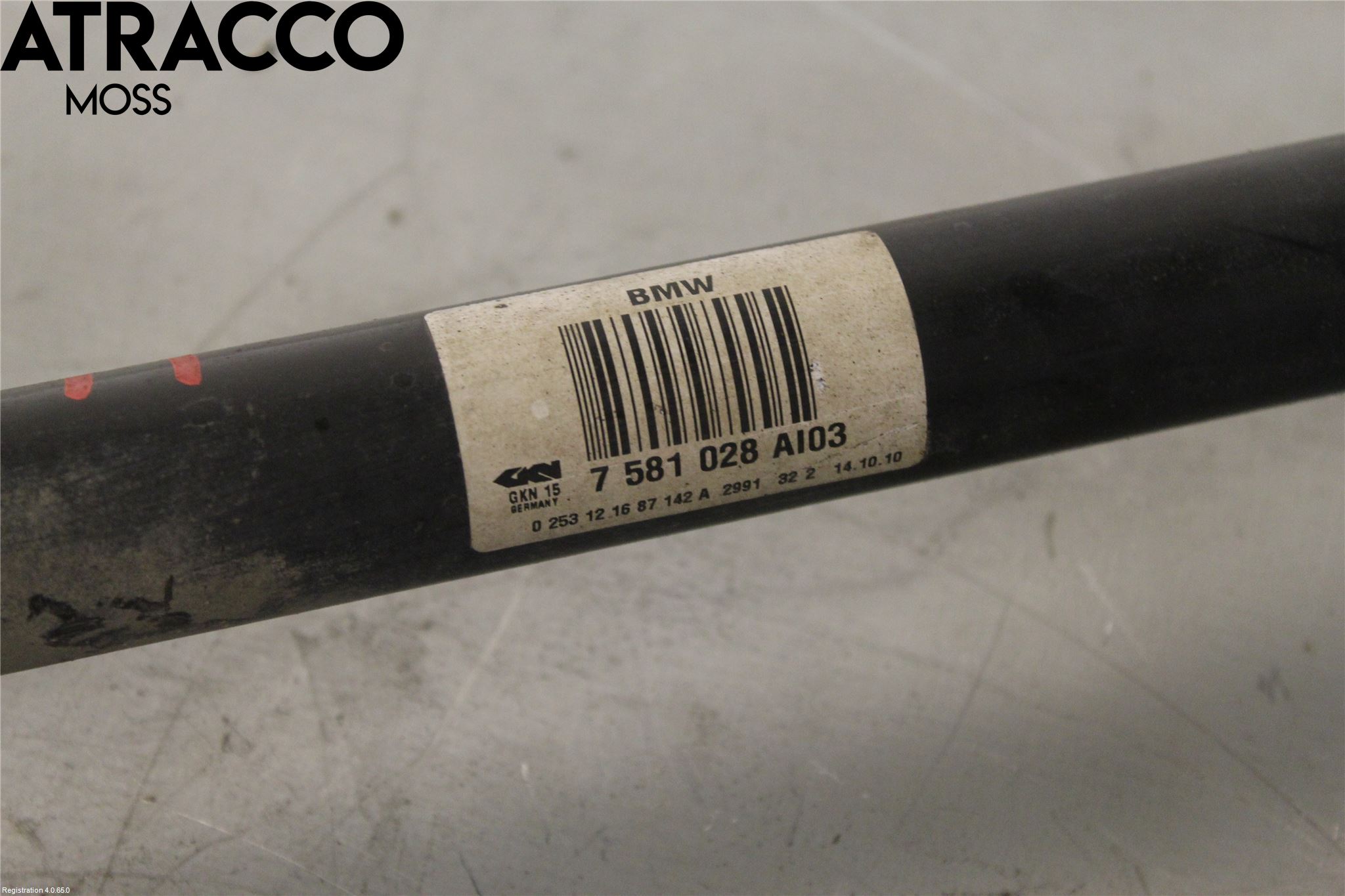 BMW 5 F10/F11/F18 09-17 Drivaxel Bak Höger