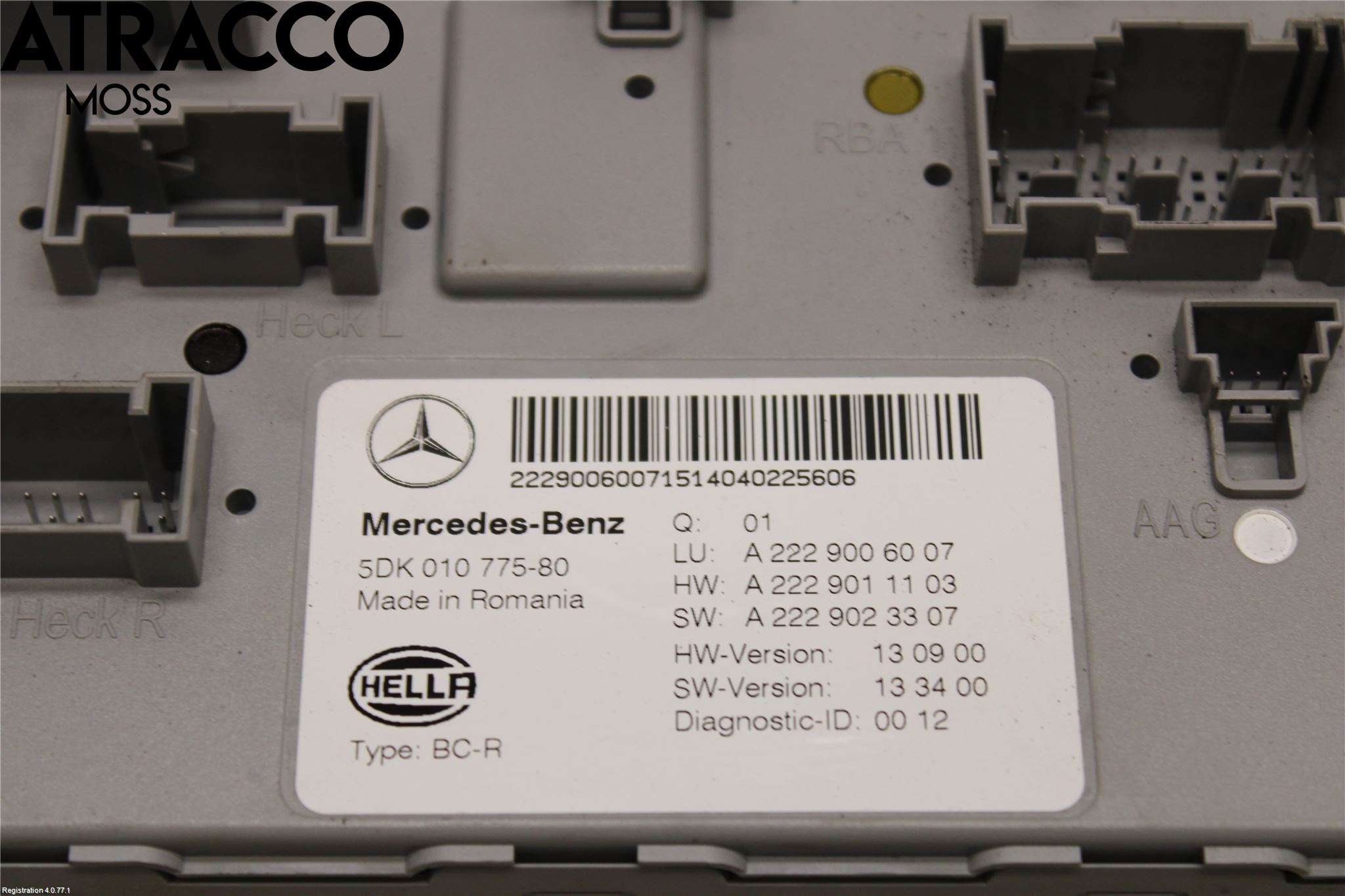 Mercedes-Benz MB C-KLASS (W205) 14-21 Styrenhet Övrigt