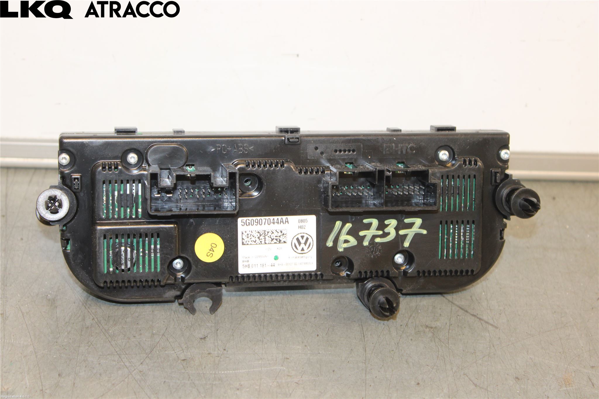 Volkswagen VW GOLF / E-GOLF VII 13-20 Ac Styrenhet Ac Manöveren