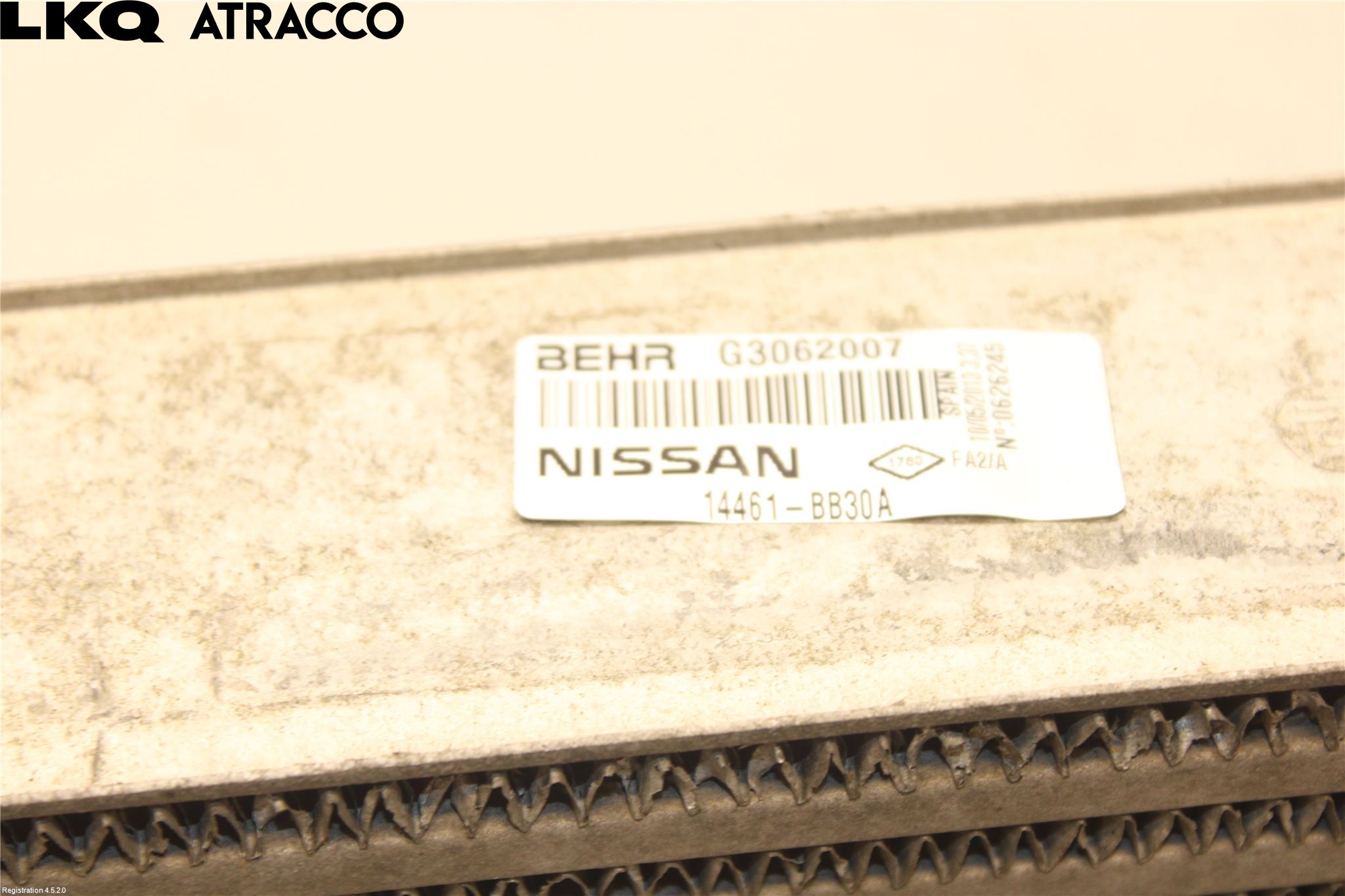 Nissan QASHQAI+2  10-14 Laddluft-Intercooler Kyl