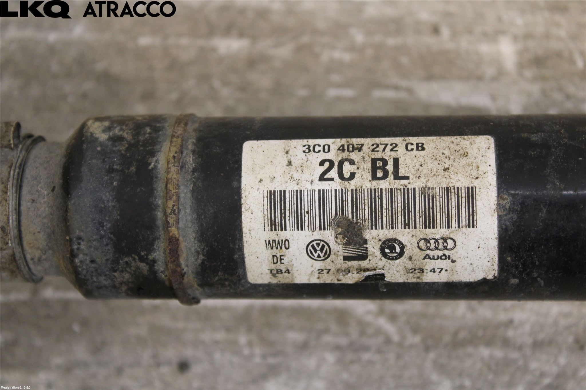 Skoda SUPERB 09-15 Drivaxel Fram Höger