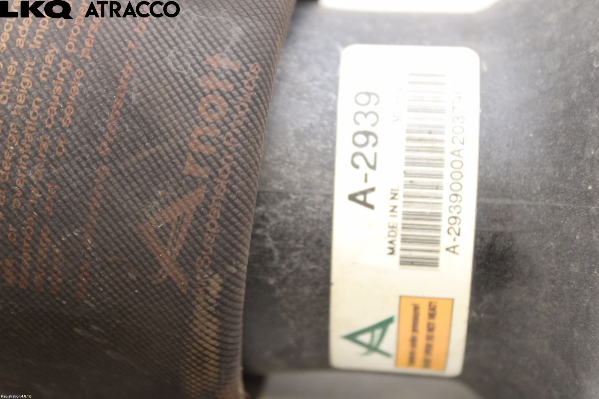 Citroen C4 GRAND PICASSO 07-13 Nivå-Luftfjädring Bälg