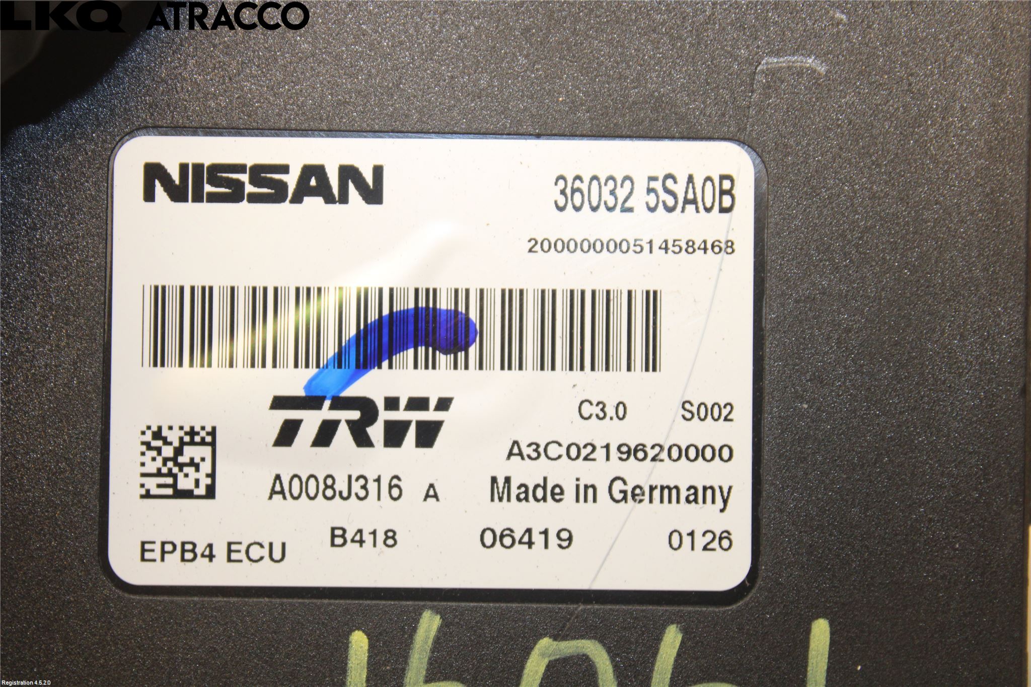 Nissan LEAF 18- Styrenhet Parkeringshjälp