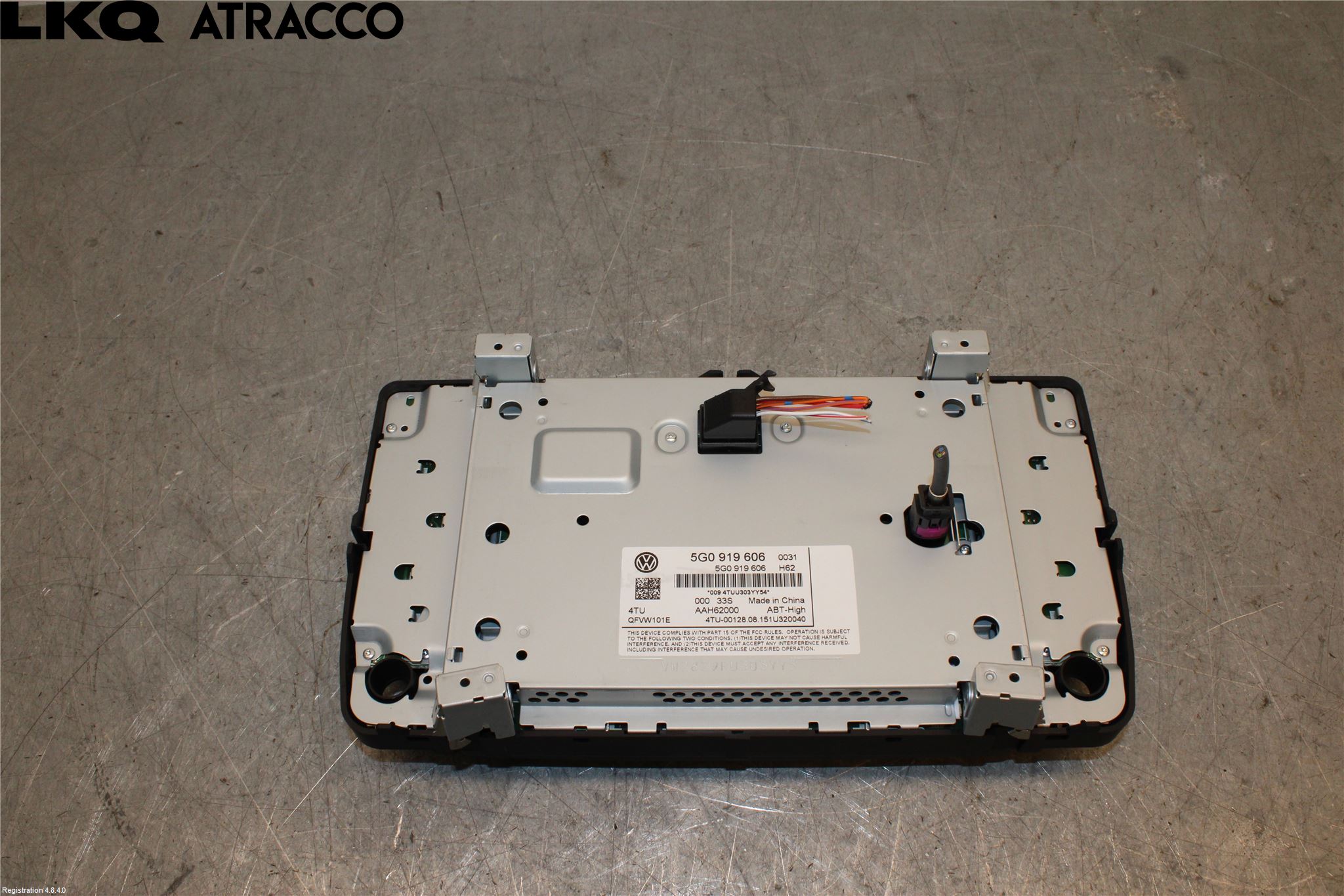 Volkswagen VW GOLF / E-GOLF VII 13-20 Multifunktionsdisplay