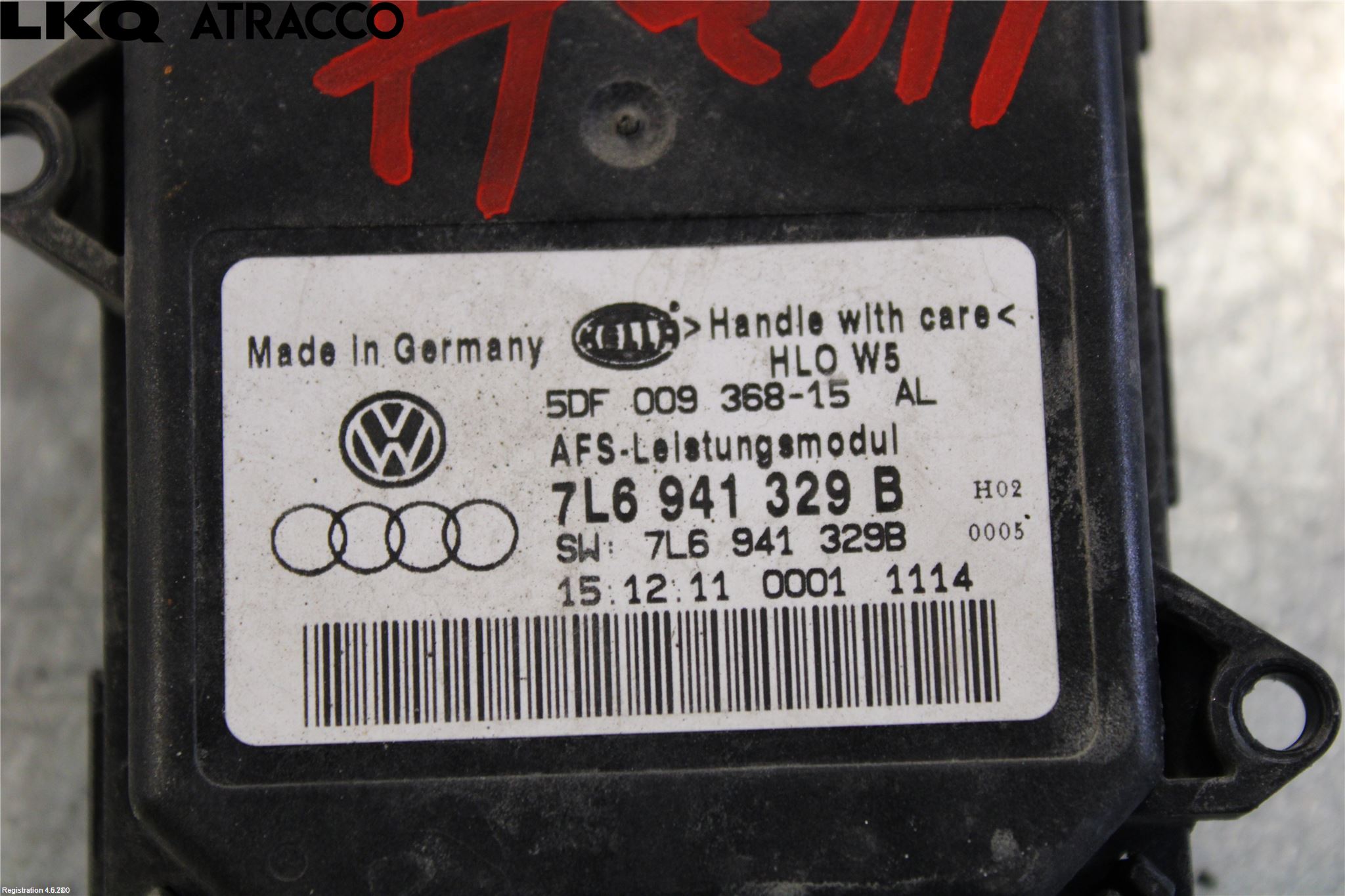Volkswagen VW GOLF VI 09-13 Styrenhet Strålkastare