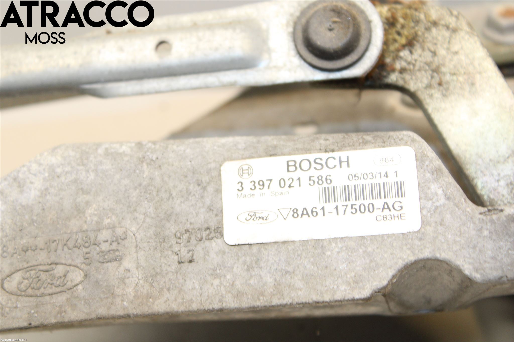 Ford FIESTA 13-17 Torkarmotor Vindruta