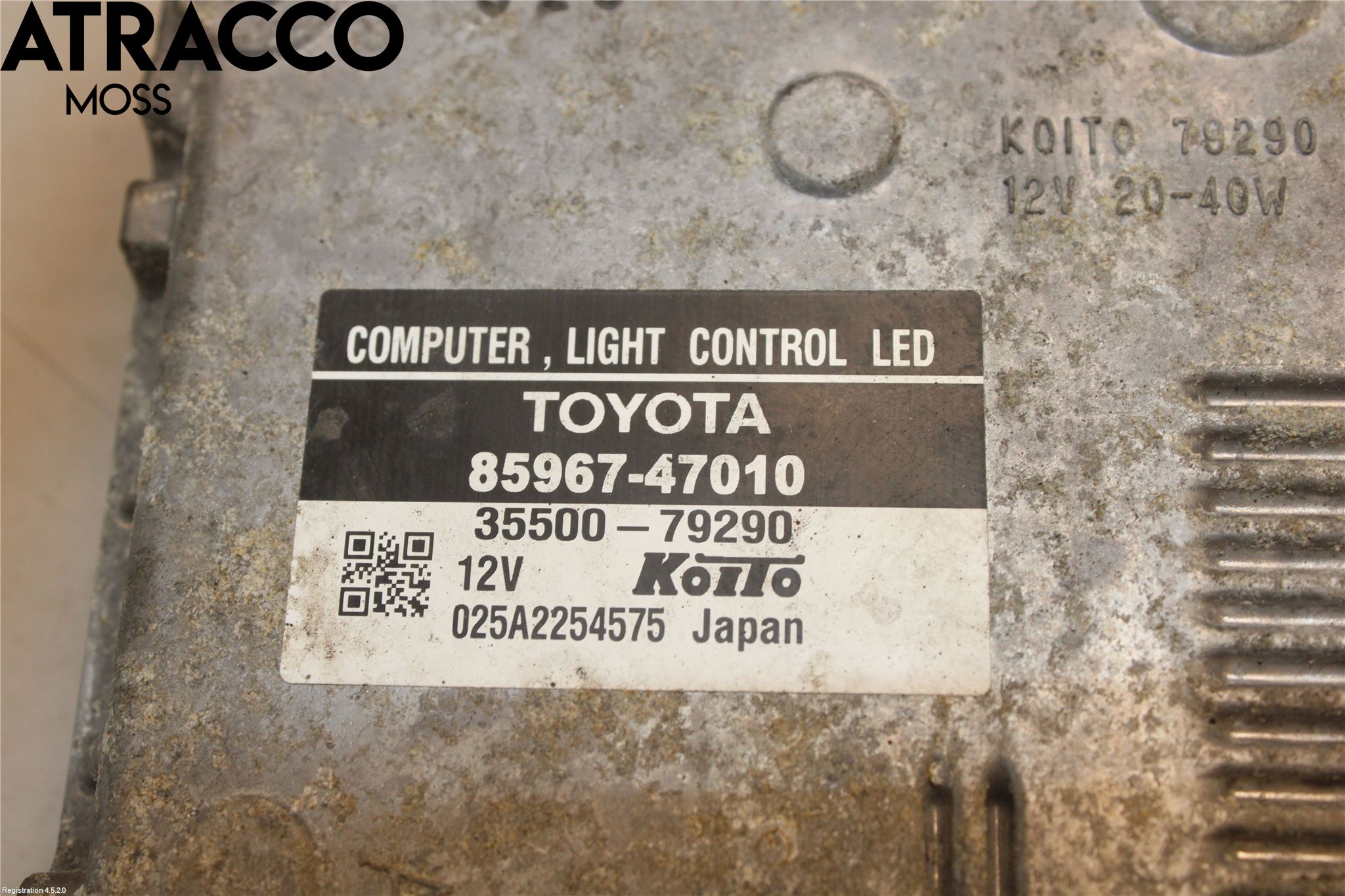 Toyota PRIUS ZVW30 09-20 Styrenhet Strålkastare