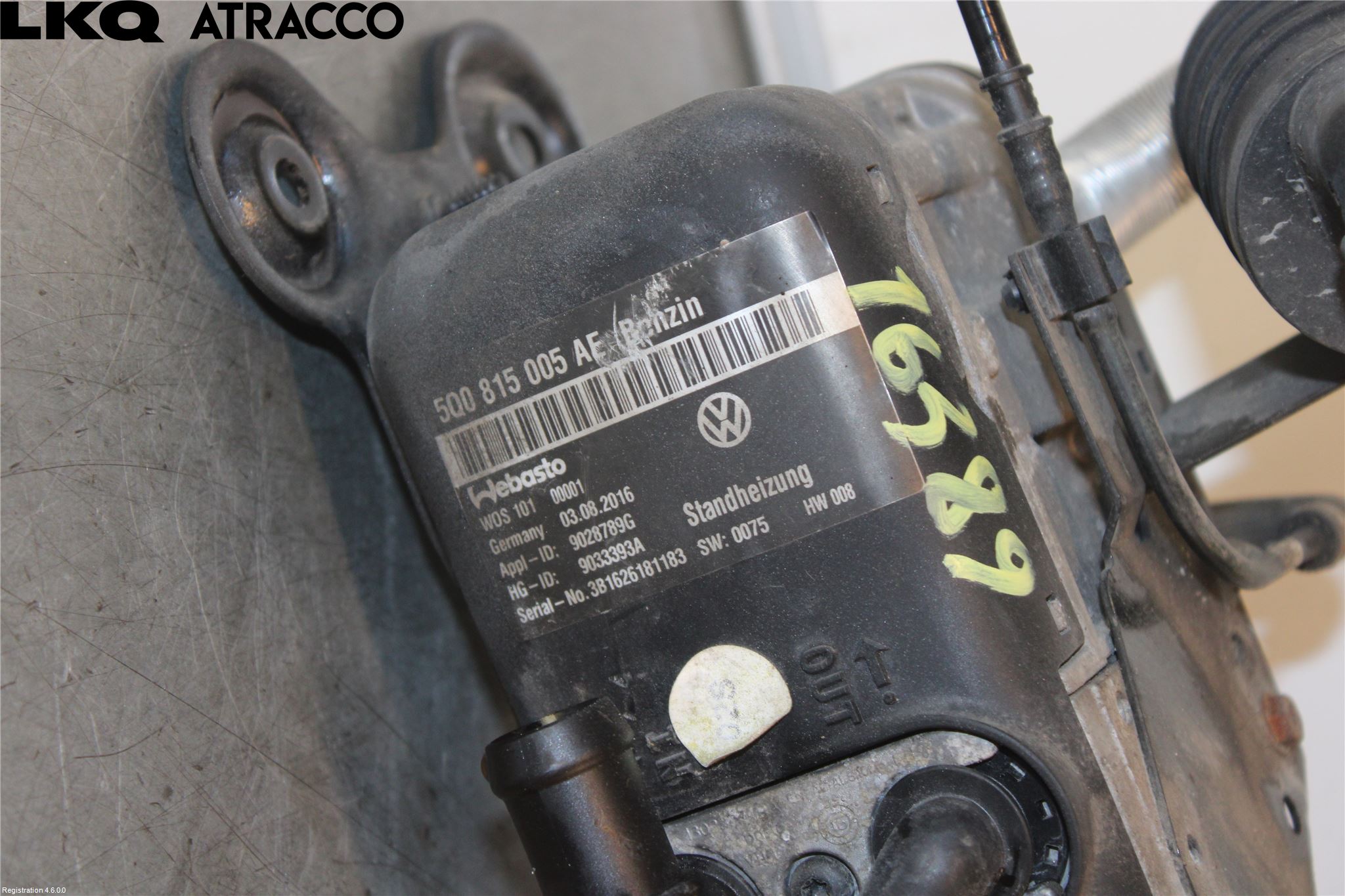 Volkswagen VW GOLF / E-GOLF VII 13-20 Dieselvärmare