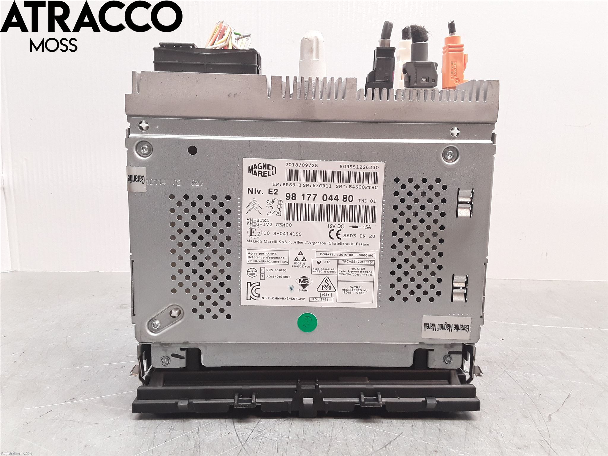 Peugeot PARTNER 16-18 Radio