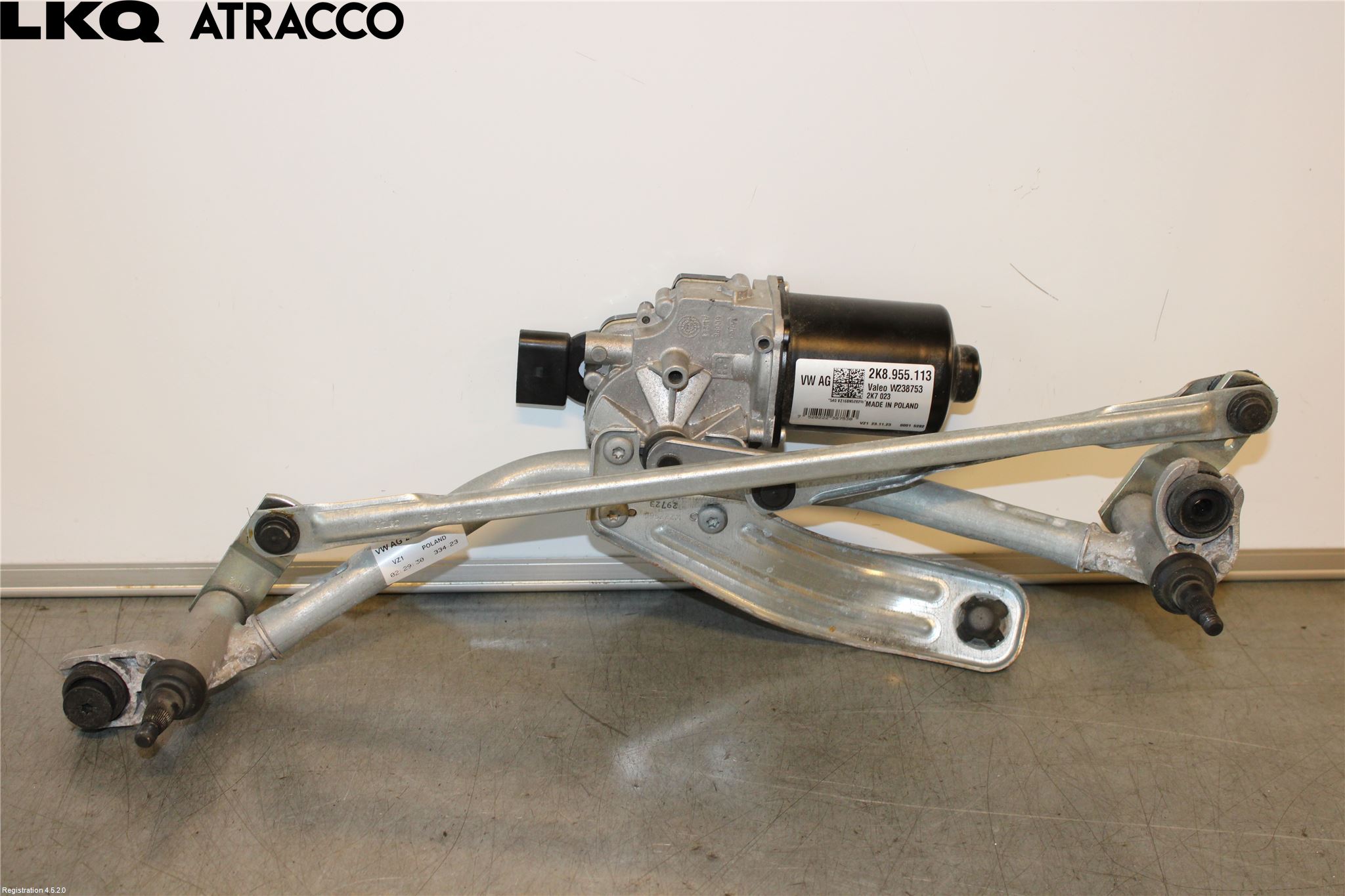 Volkswagen VW CADDY 21- Torkarmotor Vindruta