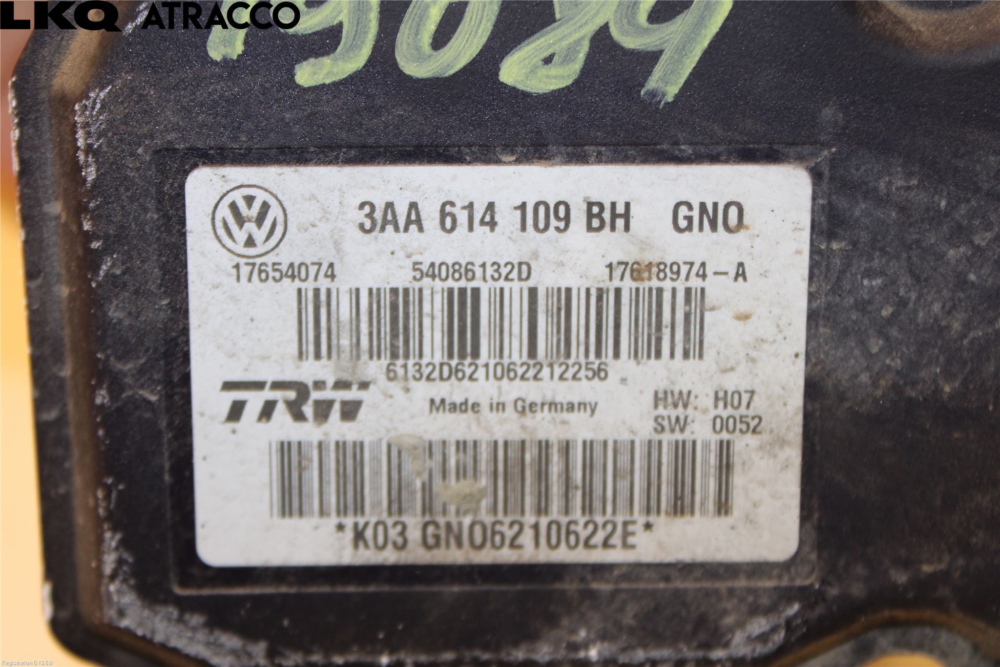 Volkswagen VW PASSAT 11-14 Abs Hydraulaggregat